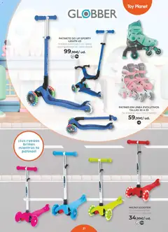 Vista previa Toy Planet catálogo válido desde el 01/06/2026 | Página: 21 | Productos: Patinete