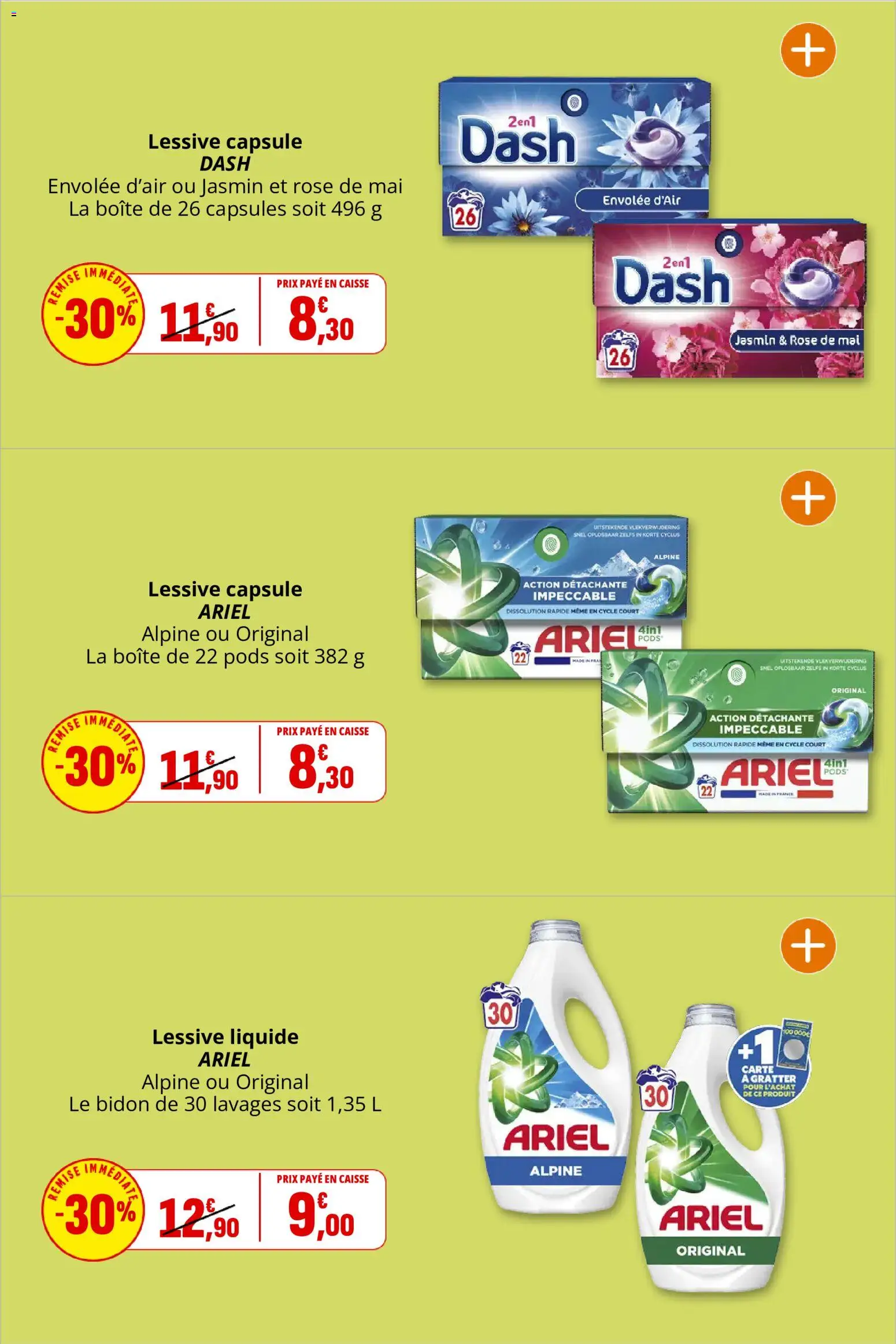 {H1} | Page: 42 | Produits: Ariel, Capsules, Lessive Liquide, Lessive