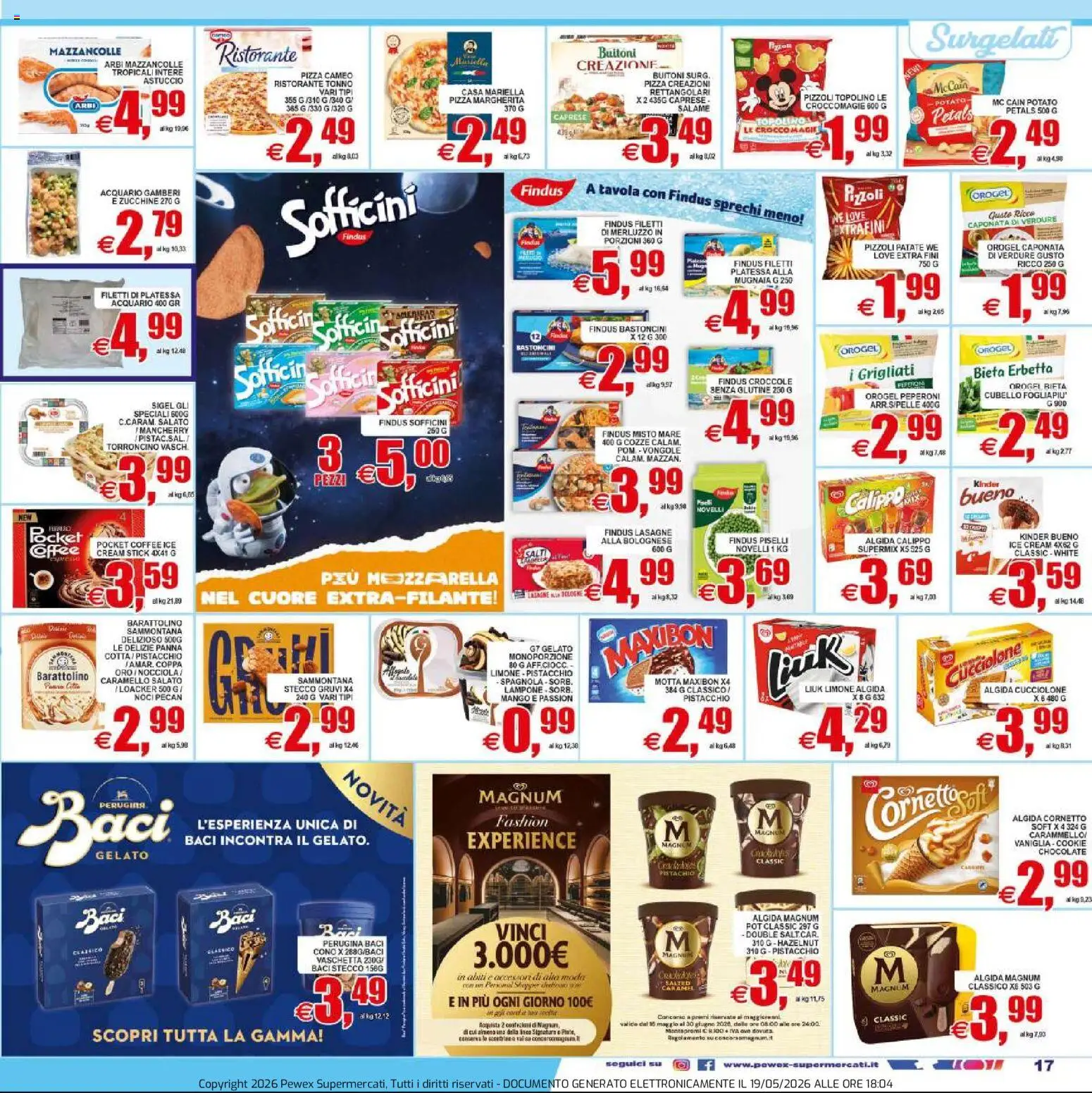 Volantino Pewex del 20.05.2026 | Pagina: 17 | Prodotti: Vongole, Limone, Mango, Astuccio
