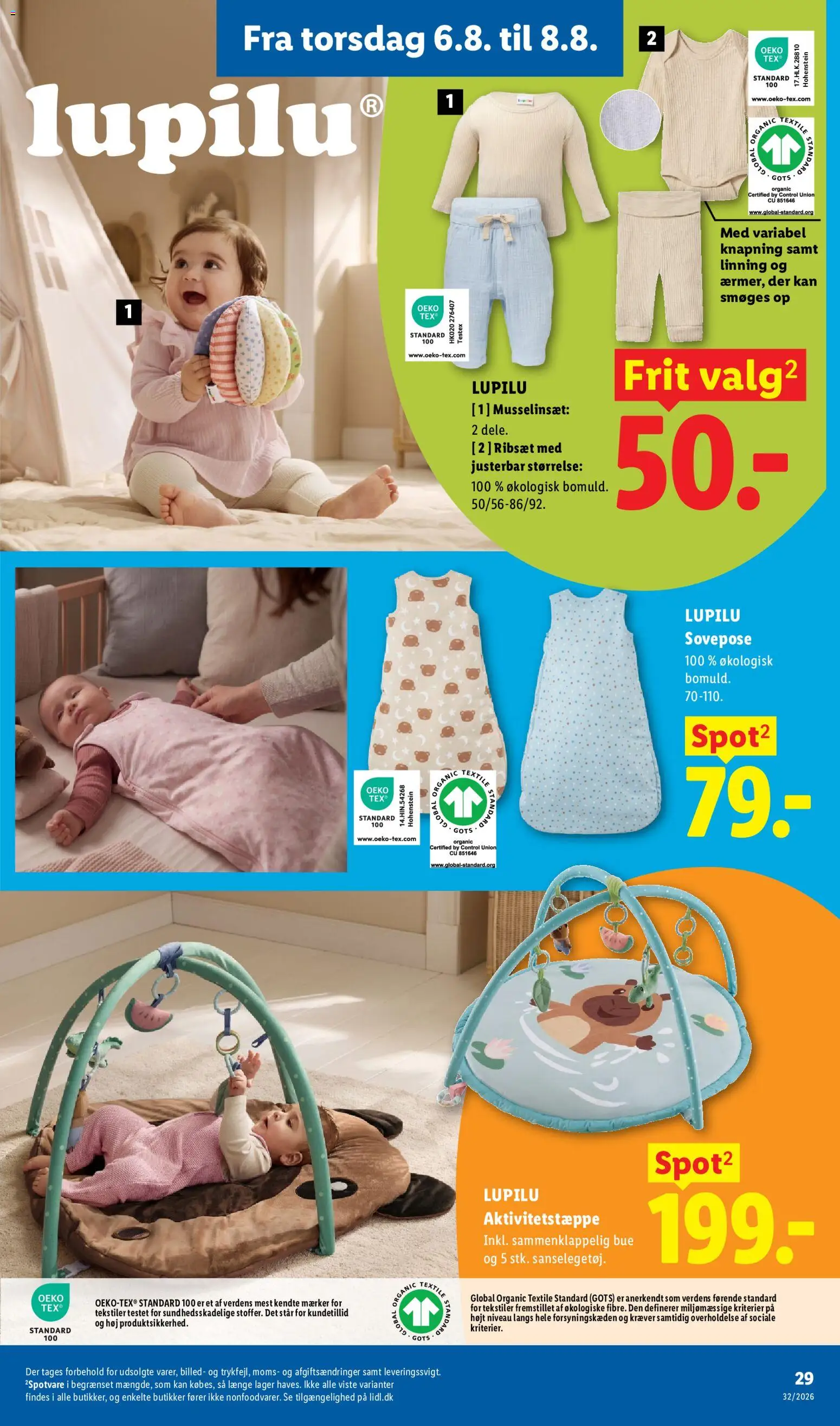 Lidl tilbudsavis – gyldig fra 02/08/2026 | Side: 13 | Produkter: Sovepose, Søm