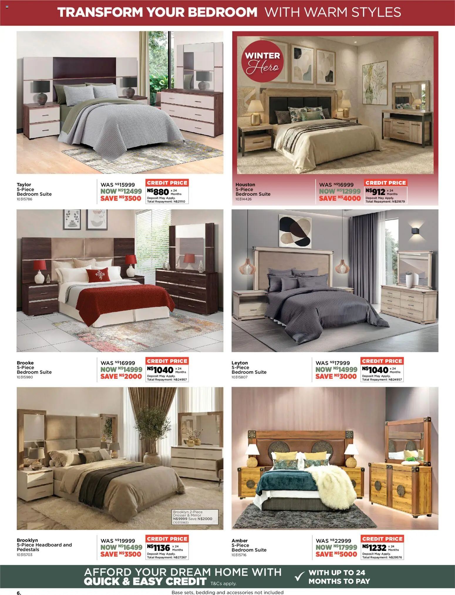 New House and Home catalogue – valid from 15.06.2026 | Page: 6 | Products: Headboard, Mirror