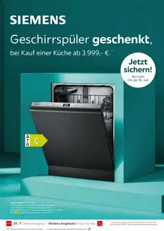 XXXLutz Nr. 1 bei Küchen ab 04.07.2026 gültig | Seite: 2 | Produkte: Siemens, Geschirrspüler, Küche