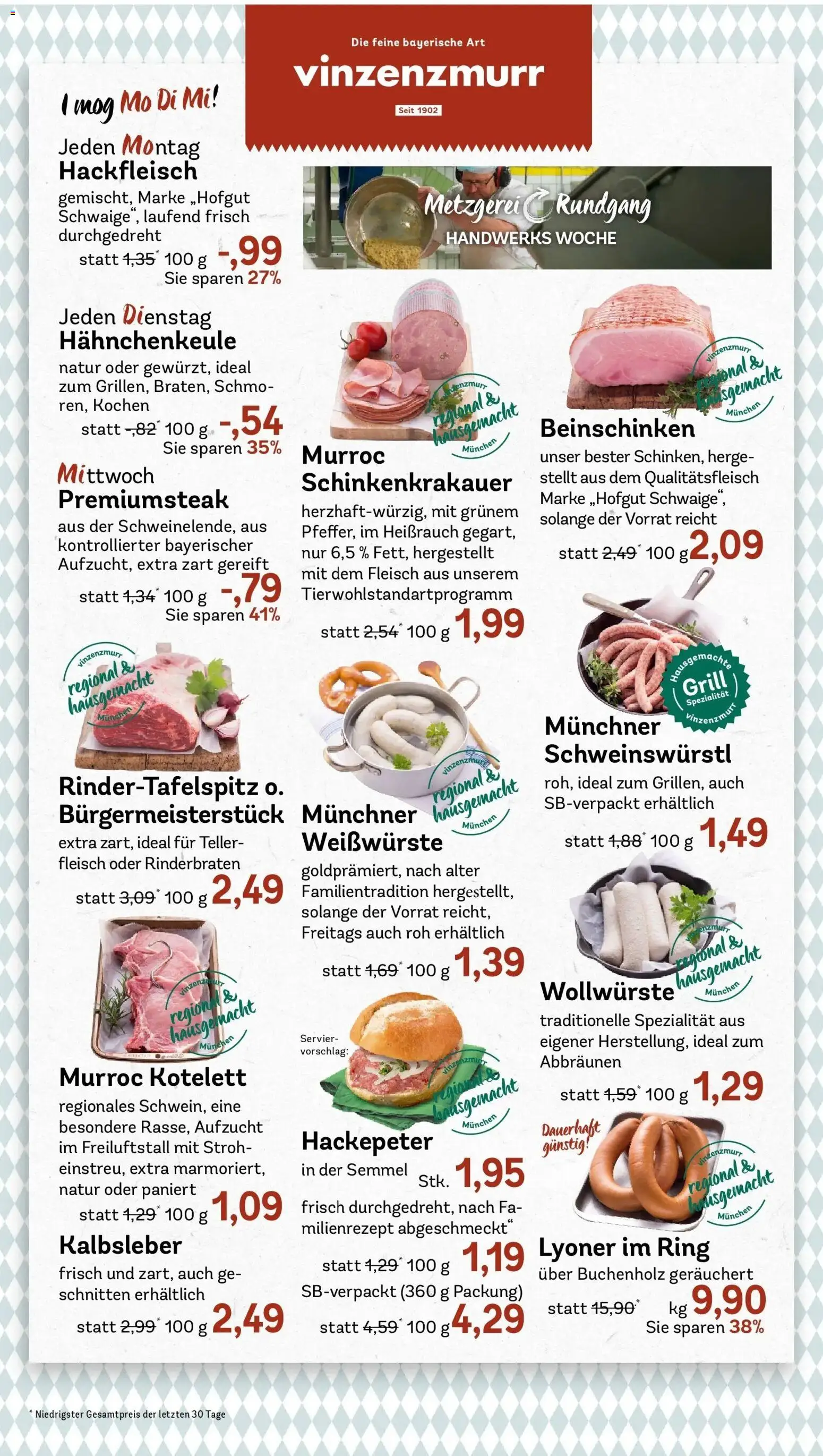 REWE Prospekt ab 24.08.2026 zum Blättern » Angebote | Seite: 8 | Produkte: Rinderbraten, Grill, Fleisch, Hackfleisch