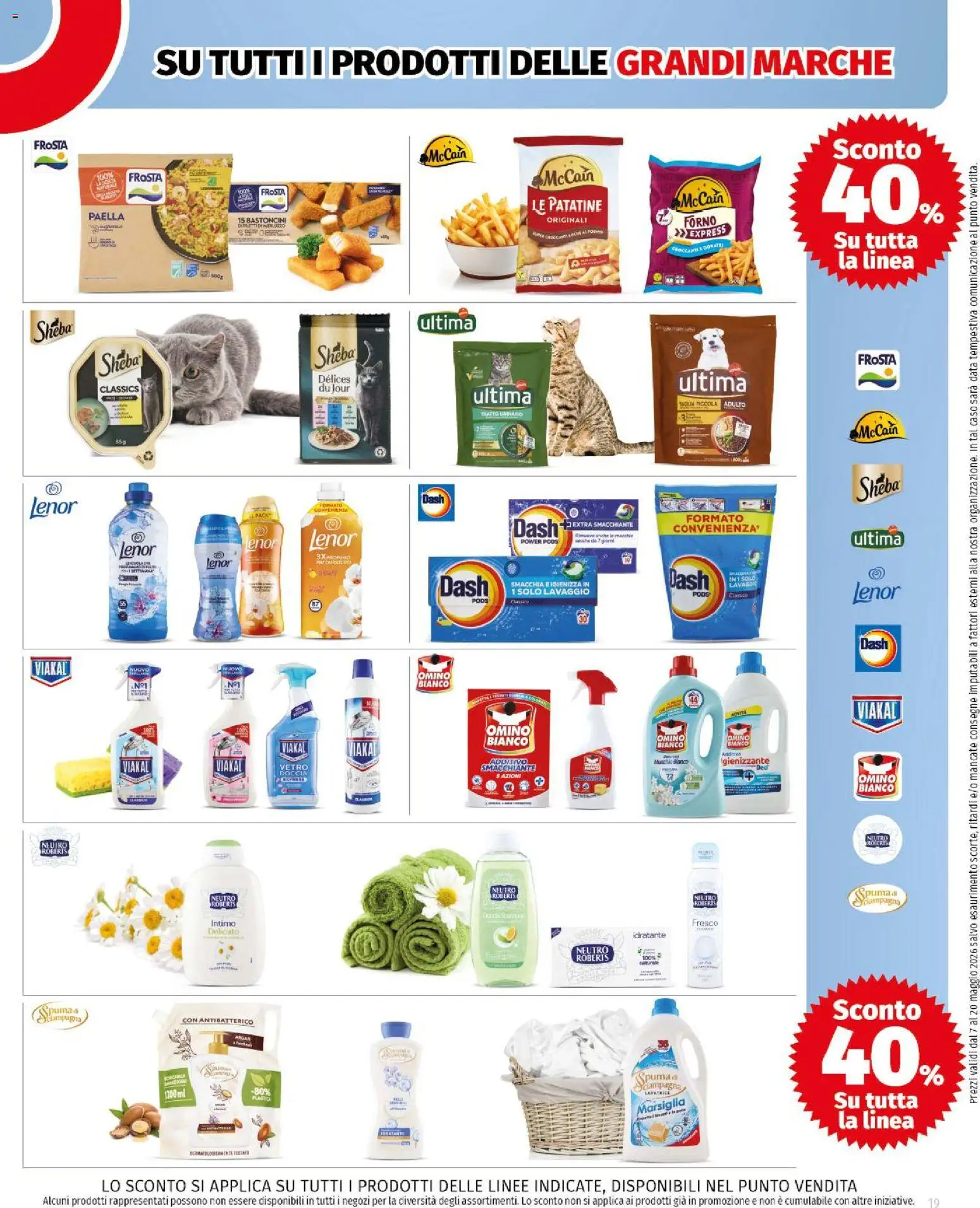 Volantino COOP del 07.05.2026 | Pagina: 5 | Prodotti: Patatine, Intimo, Lavatrice, Forno