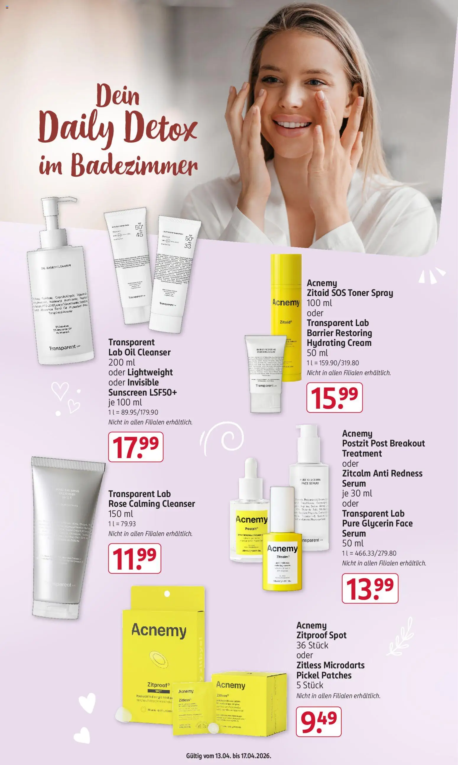 Rossmann Prospekt 	 – gültig ab 13.04.2026 | Seite: 8 | Produkte: Toner, Serum