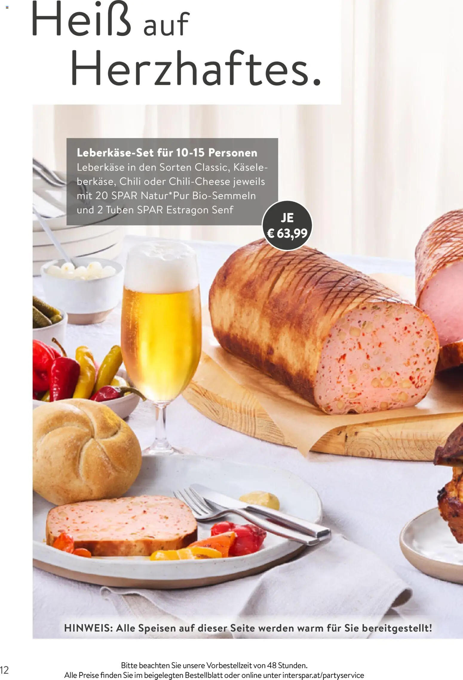 Interspar Partyservice gültig ab 01.06.2026 | Seite: 12 | Produkte: Chili