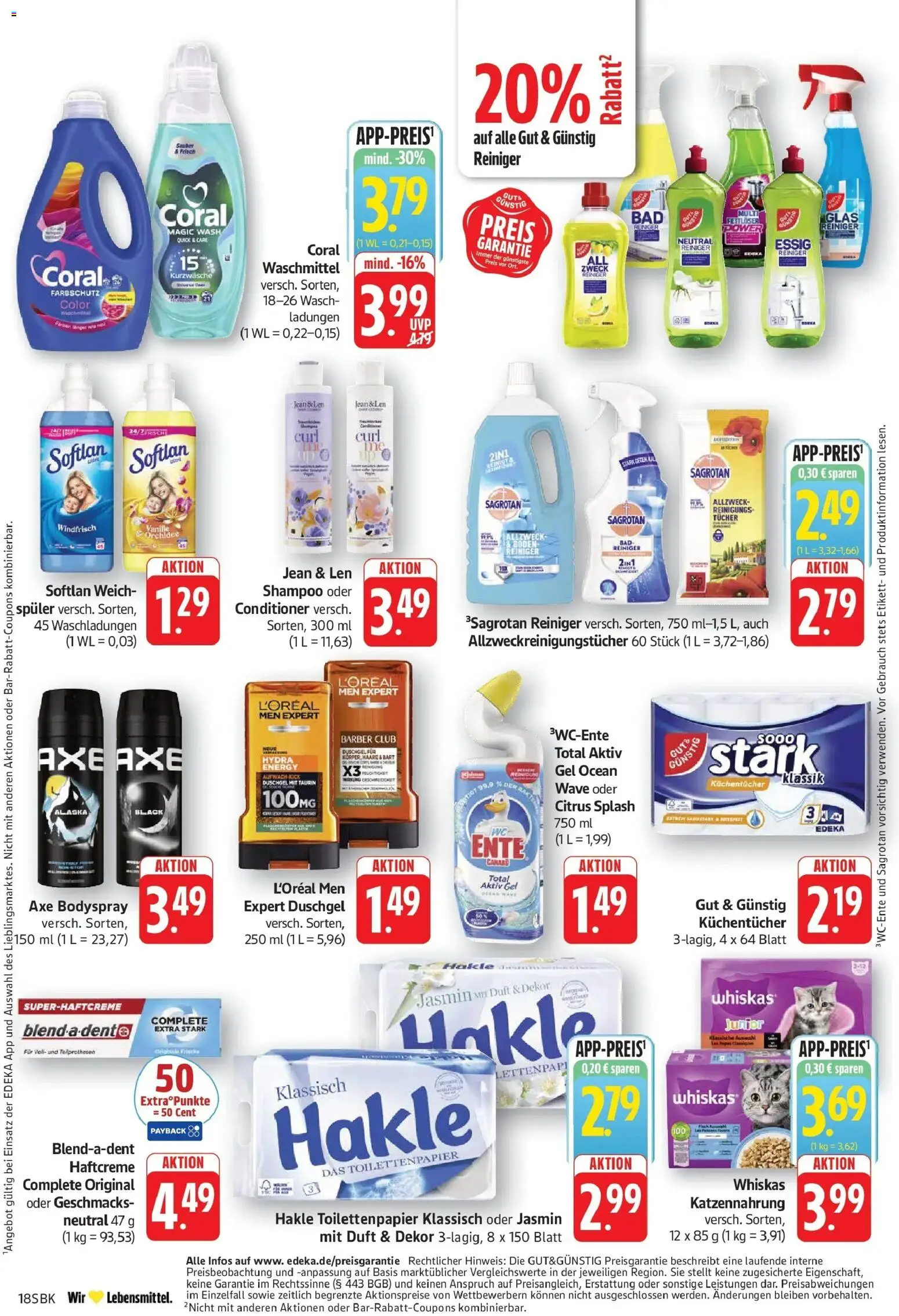 Edeka Prospekt Bad Bergzabern (ab 14.09.2026) » Angebote Online | Seite: 18 | Produkte: Energy, Orchidee, Essig, Duschgel
