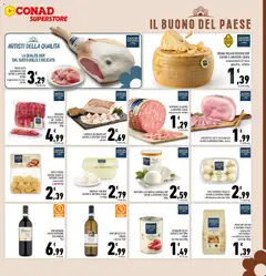Anteprima del volantino PASTA IGP SAPORI & DINTORNI CONAD calamara/ malloreddus/ cavatelli/orecchiette/ paccheri 500g, PASTA IGP SAPORI & DINTORNI CONAD calamara/ malloreddus/ cavatelli/orecchiette/ paccheri 500g valido a partire dal 07/10/2026 | Pagina: 11 | Prodotti: Bresaola, Mozzarella, Grana Padano, Burrata