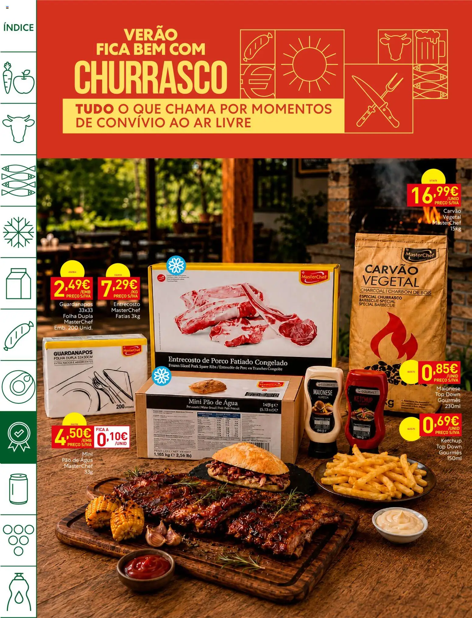 Recheio Horeca │ válido de 30/06/2026 | Página: 18 | Produtos: Top, Guardanapos, Carvão vegetal, Ketchup