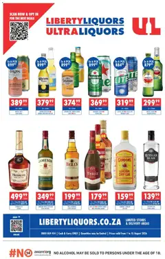 Ultra Liquors specials catalogue – valid from 01/08/2026