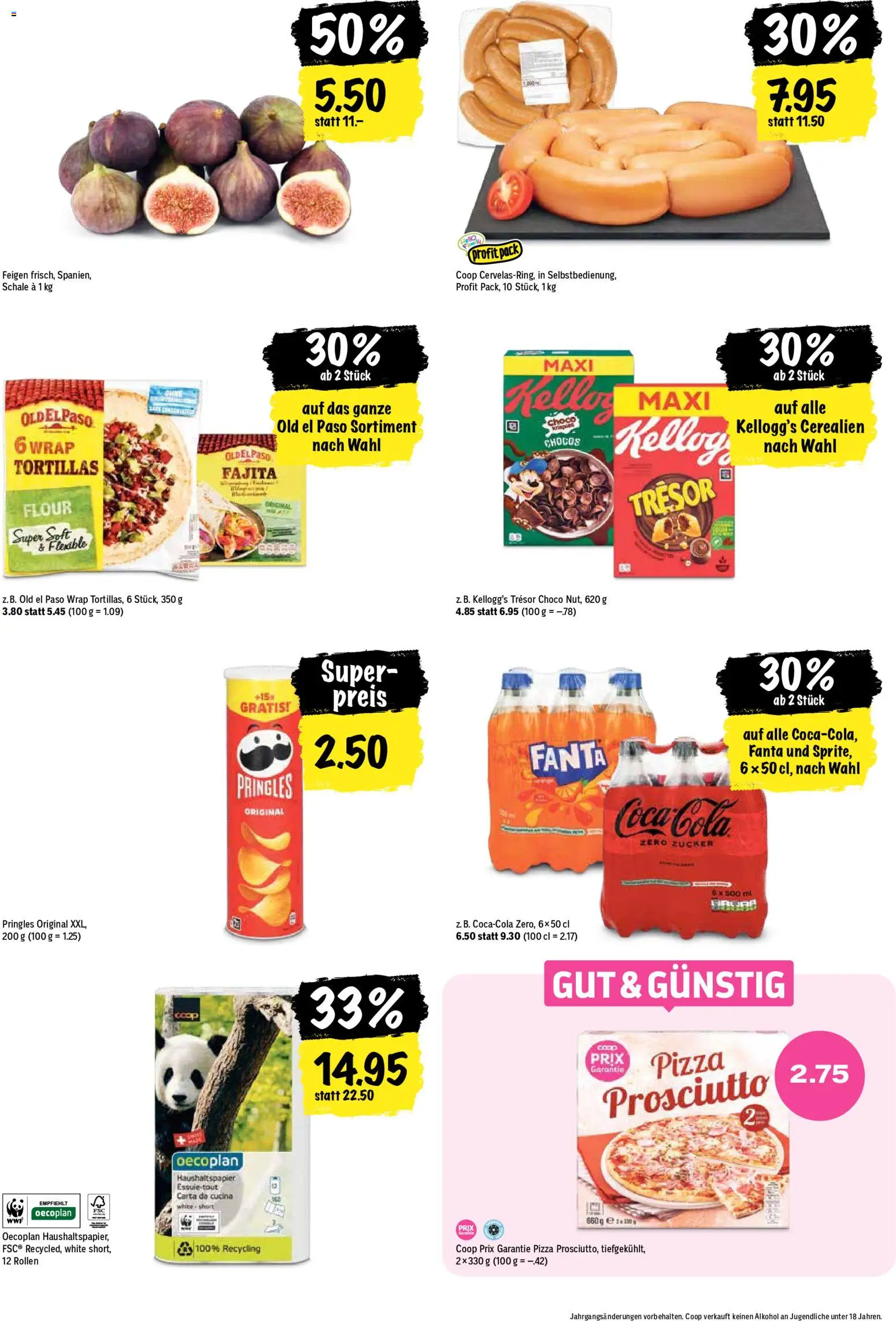 Coop aktionen – gültig ab 27.08.2026 | Seite: 22 | Produkte: Coca Cola, Fanta, Sprite, Zucker