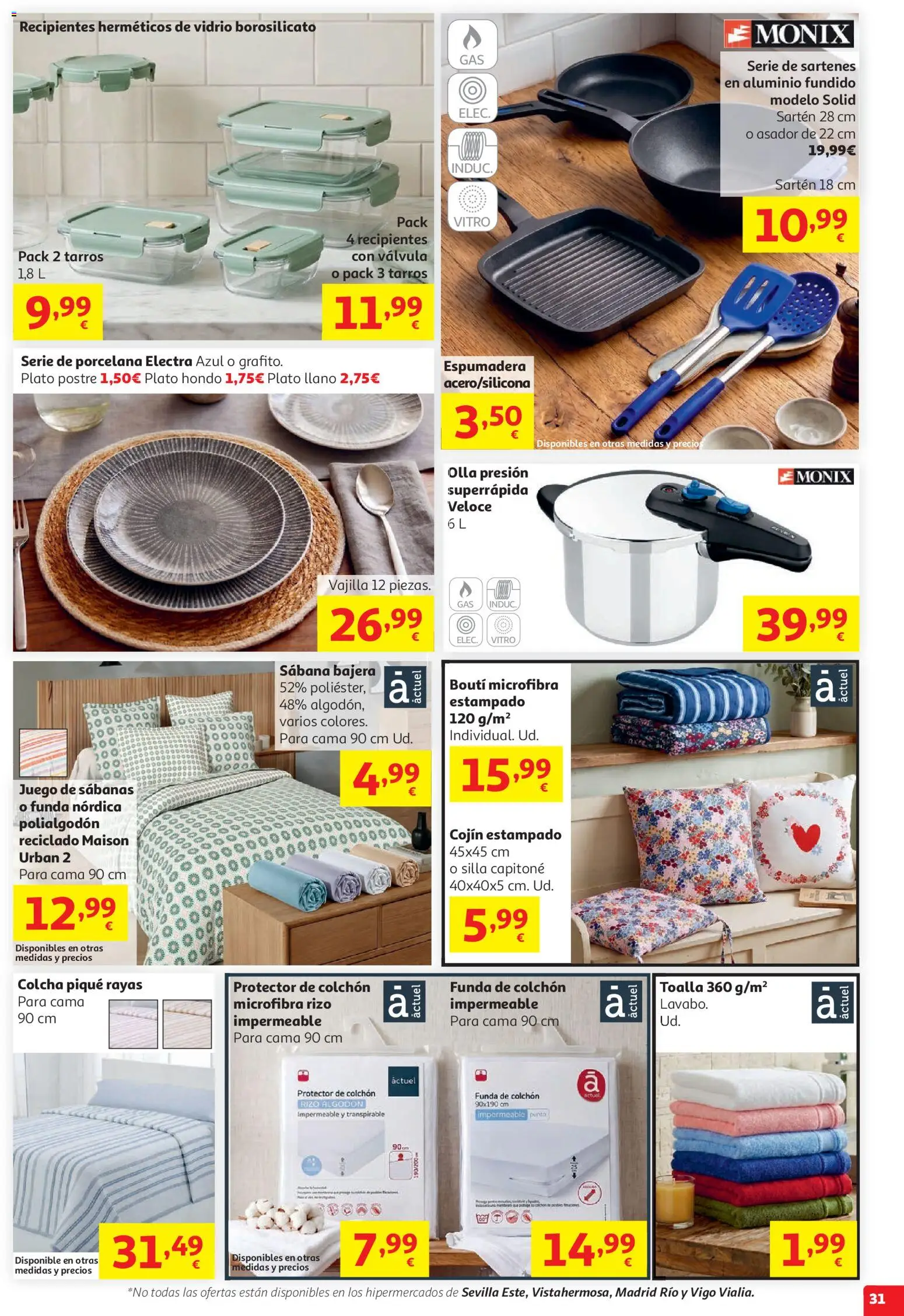 Alcampo HG Unico Mad │ válido desde el 19.05.2026 | Página: 33 | Productos: Juego de sábanas, Βρεφικό κρεβάτι, Cojín, Colcha