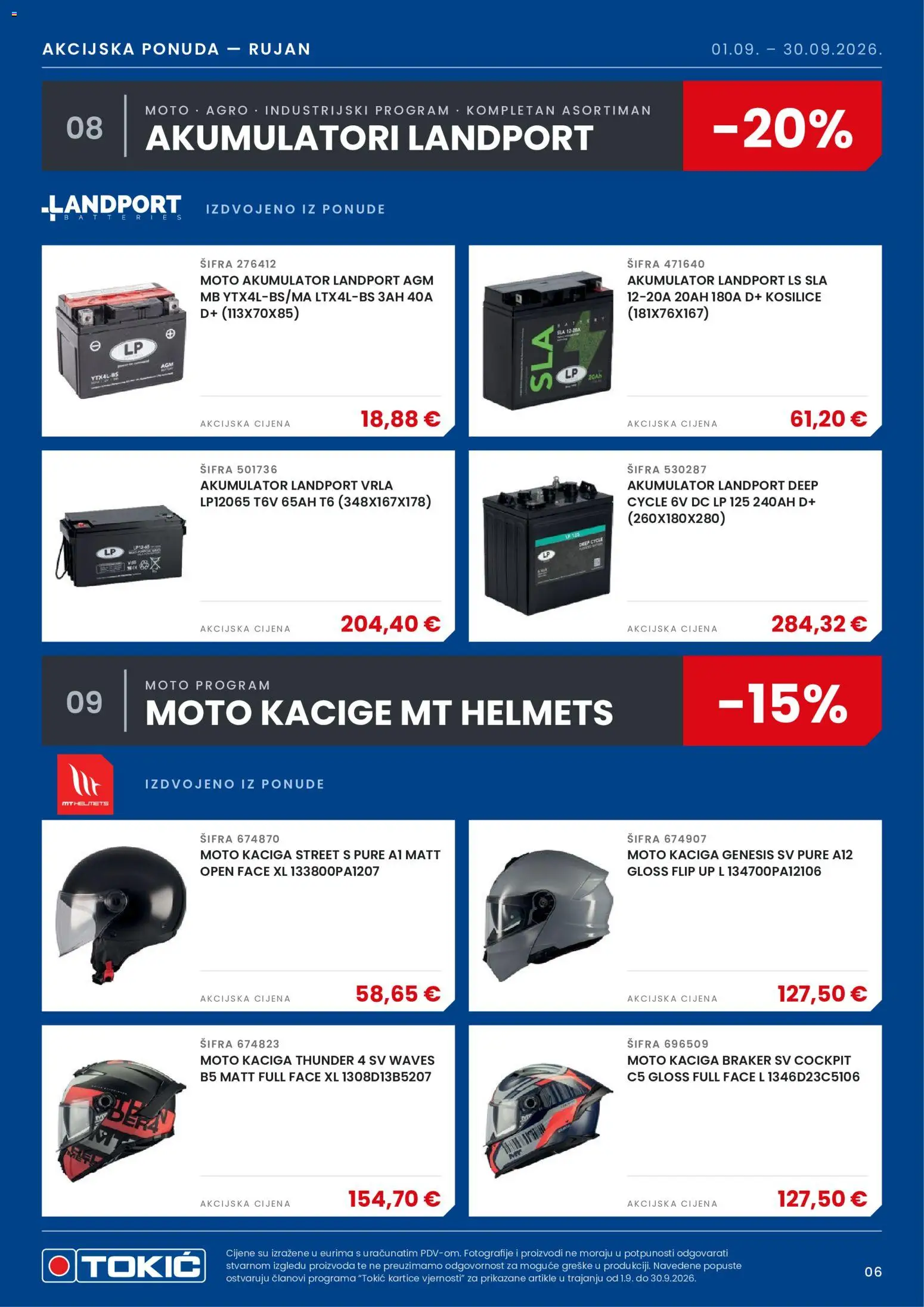 Tokić katalog | vrijedi od 01.09.2026 | Stranica: 7 | Proizvodi: Kaciga