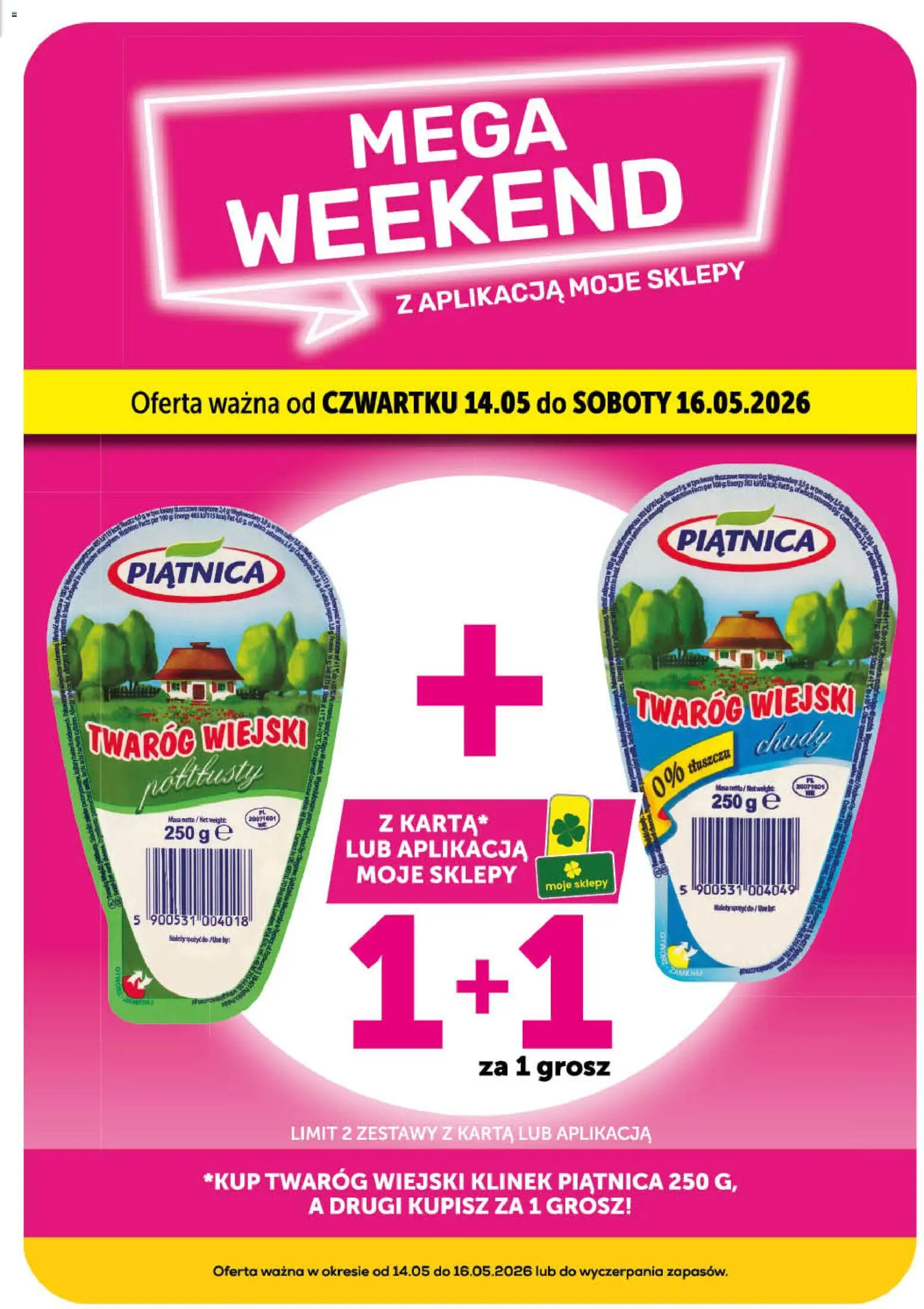 Euro Sklep gazetka - Market od 14.05.2026 | Strona: 5 | Produkty: Karta, Twaróg