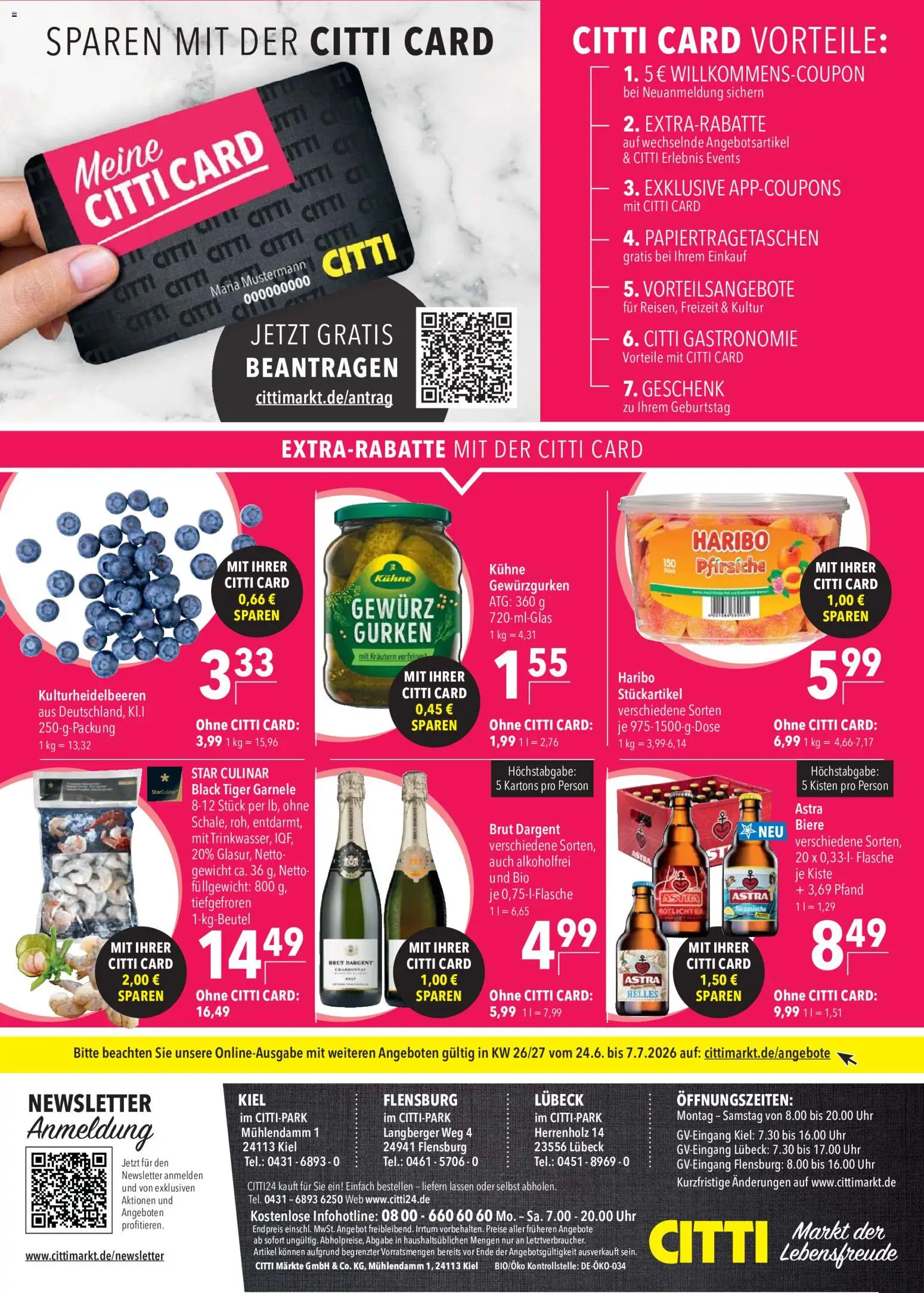 CITTI Markt Prospekt – gültig ab 24.06.2026 | Seite: 30 | Produkte: Gewicht, Astra, Gurken, Uhr
