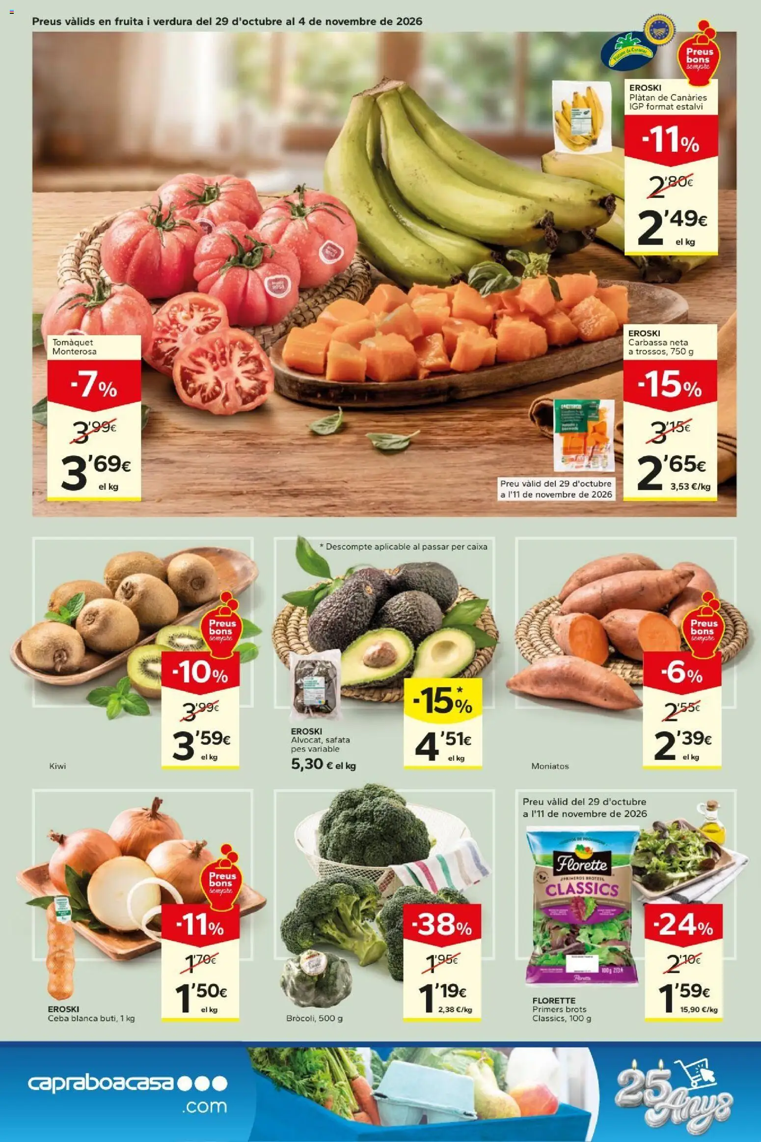Caprabo folleto │ válido desde el 29/10/2026 | Página: 2 | Productos: Kiwi