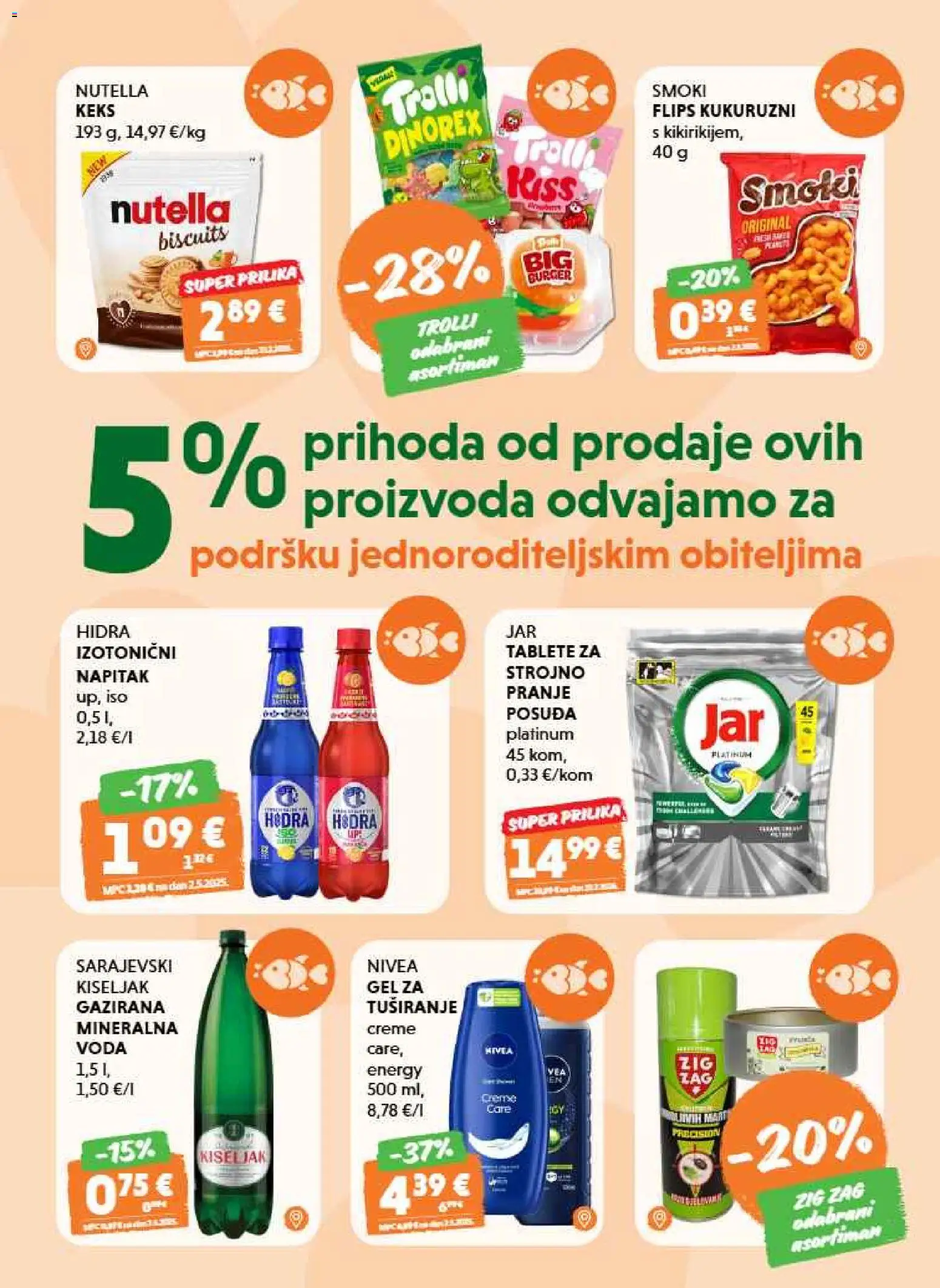 Studenac katalog | vrijedi od 09.09.2026 | Stranica: 4 | Proizvodi: Mineralna voda, Voda, Nivea, Napitak