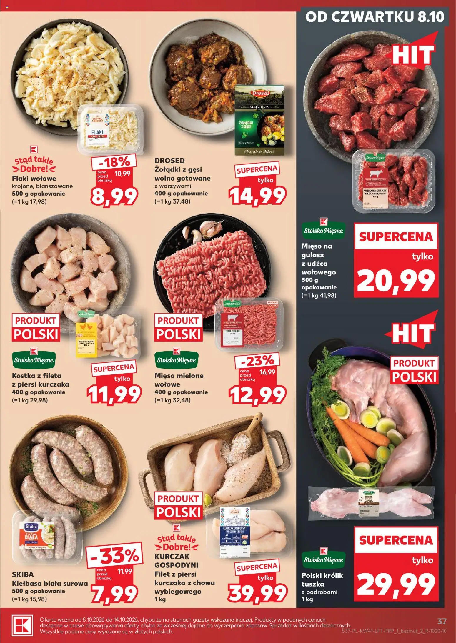 Kaufland Polsko leták od 08.10.2026 | Strana: 37 | Produkty: Filet