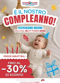 Anteprima del volantino Bimbo store volantino Foggia valido a partire dal 01/10/2026