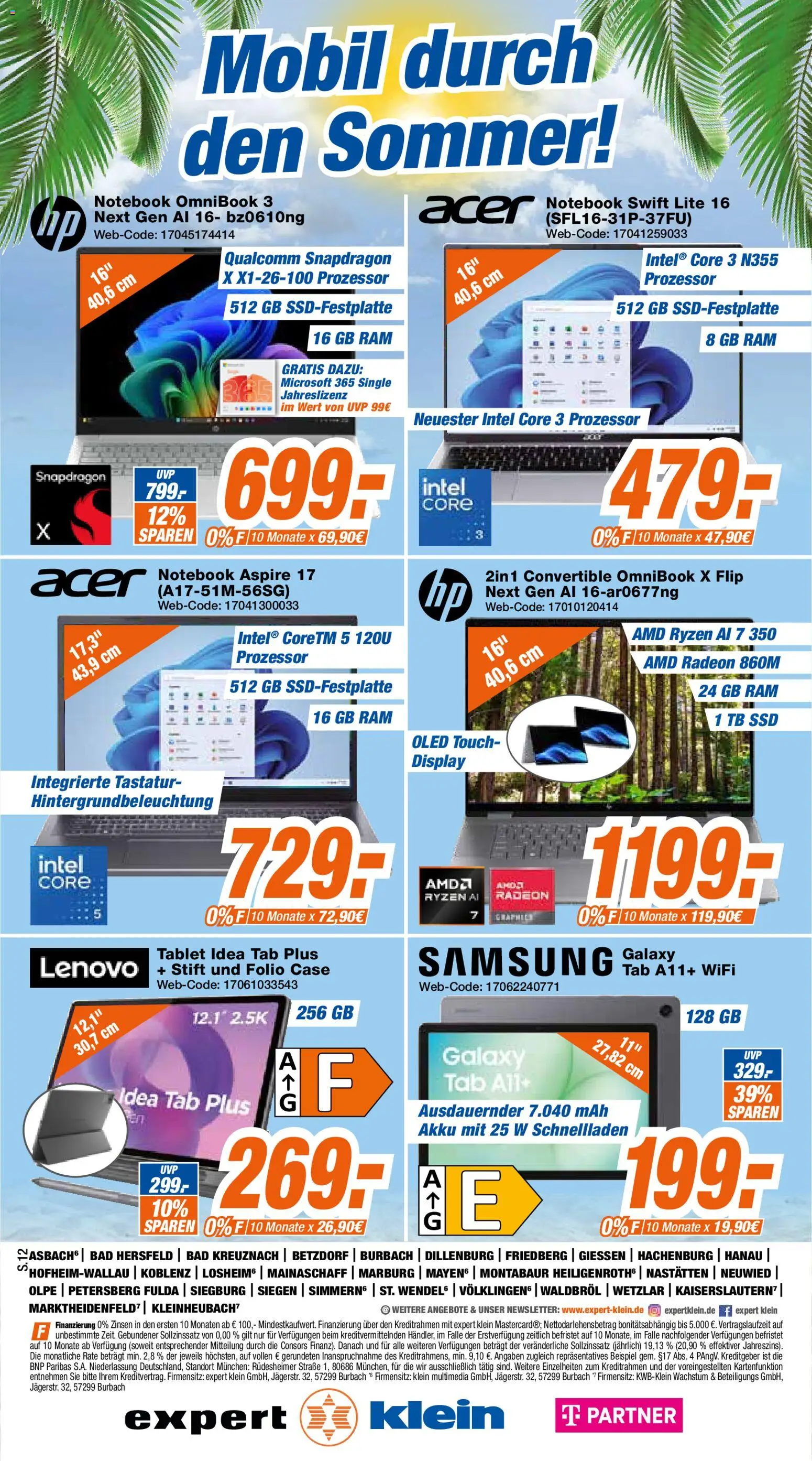 Expert Giessen – gültig ab 02.08.2026 | Seite: 12 | Produkte: Lenovo, Bad, Samsung, Tablet
