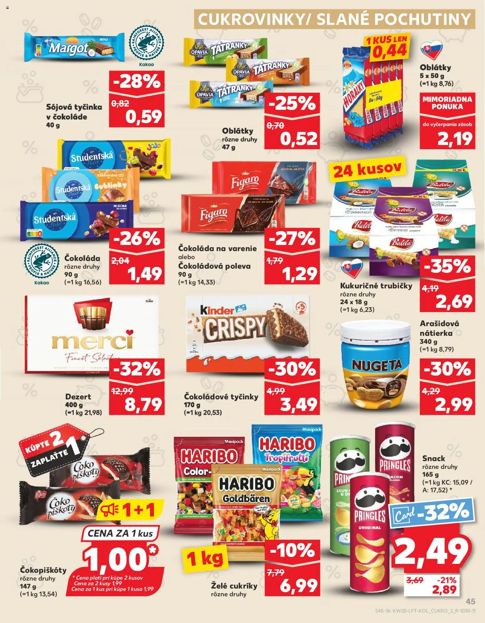 Kaufland SK akciós ujság - amely érvényes a következő dátumtól: 14.05.2026 | Oldal: 45