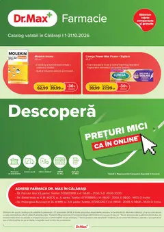 Ofertele Dr.Max valabile de la 01.10.2026
