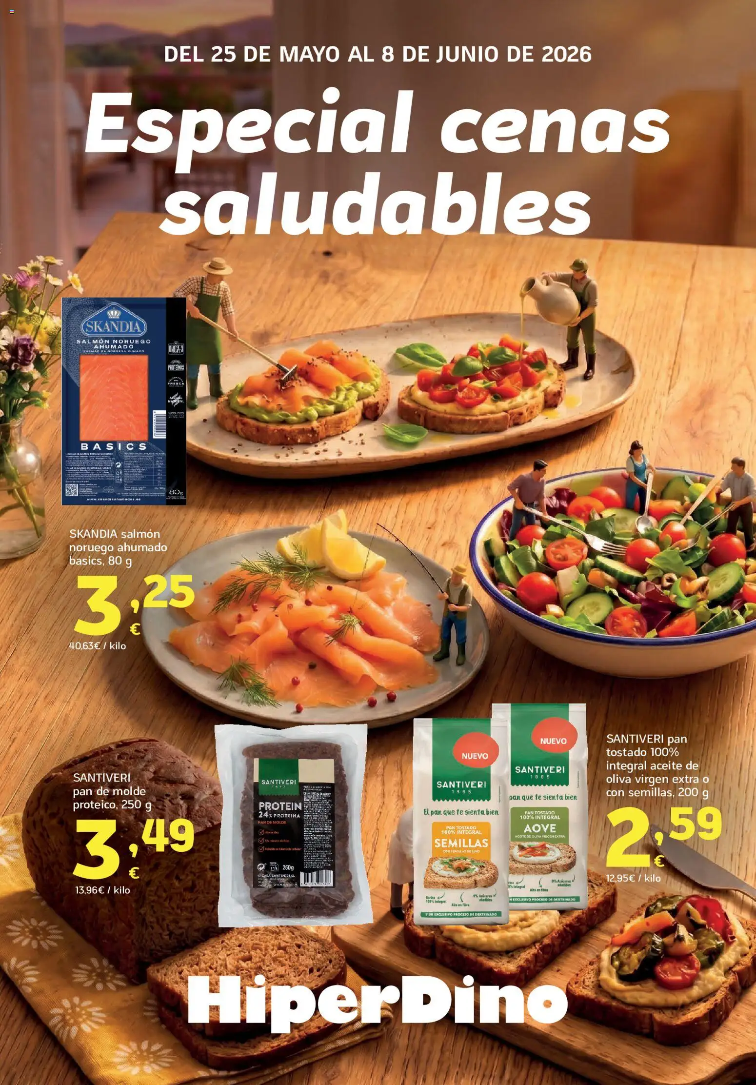 HiperDino folleto │ válido desde el 25.05.2026 | Página: 1 | Productos: Aceite, Té, Aceite de oliva, Pan de molde