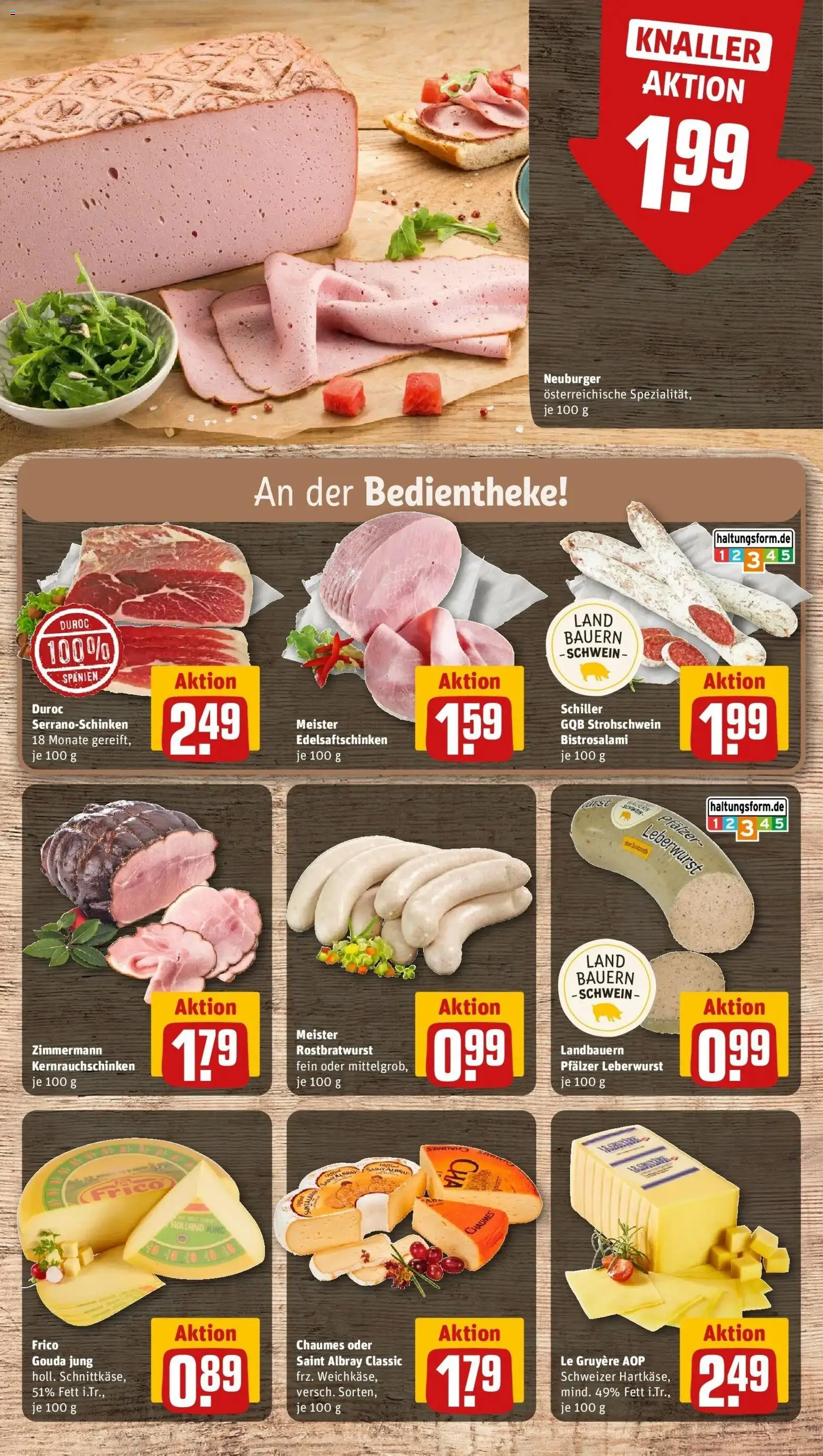 Rewe Prospekt Sachsenheim – gültig ab 08.06.2026 | Seite: 10 | Produkte: Gouda