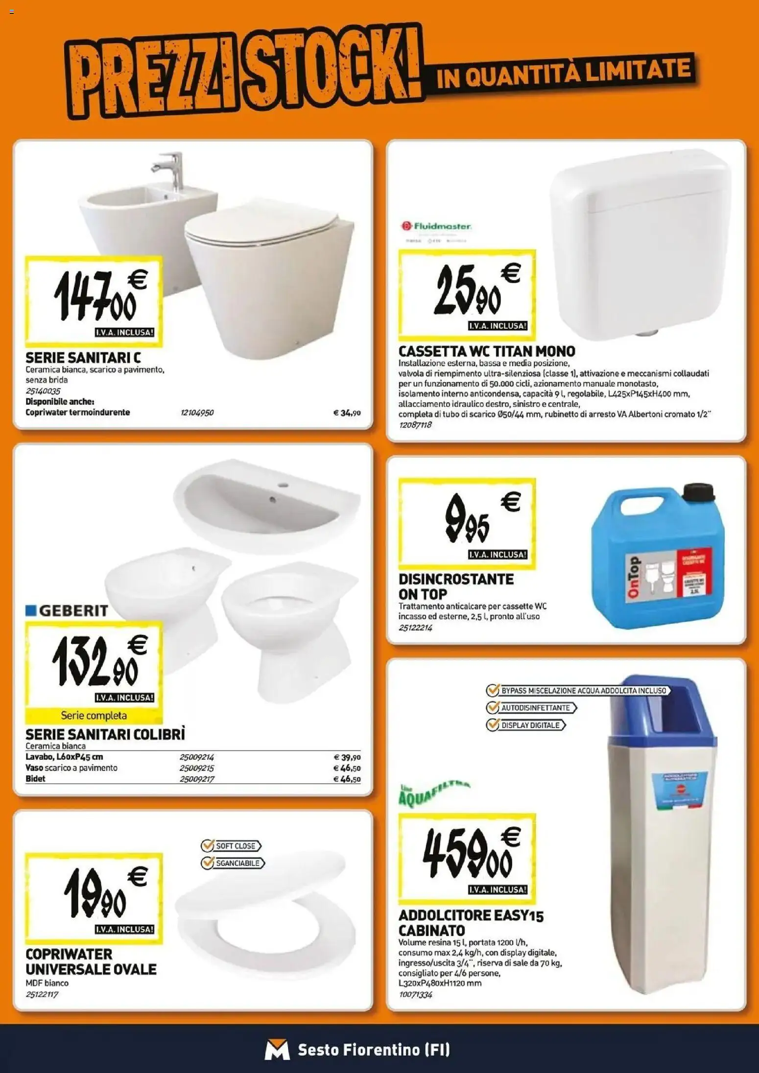 Volantino TECNOMAT del 27/08/2026 | Pagina: 4 | Prodotti: Anticalcare, Acqua, Tubo, WC