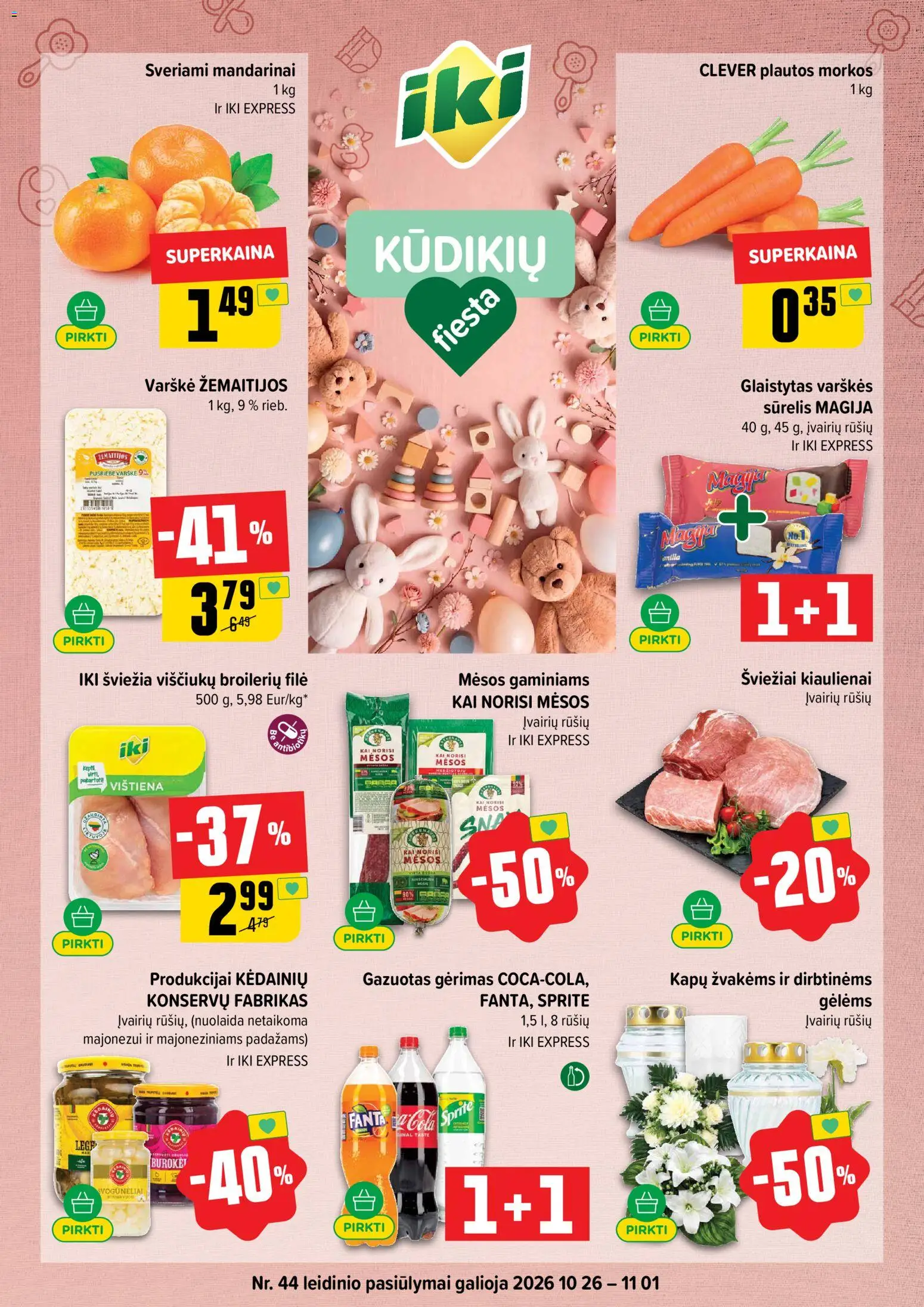 IKI akcijos nuo 2026.10.26 | Puslapis: 1