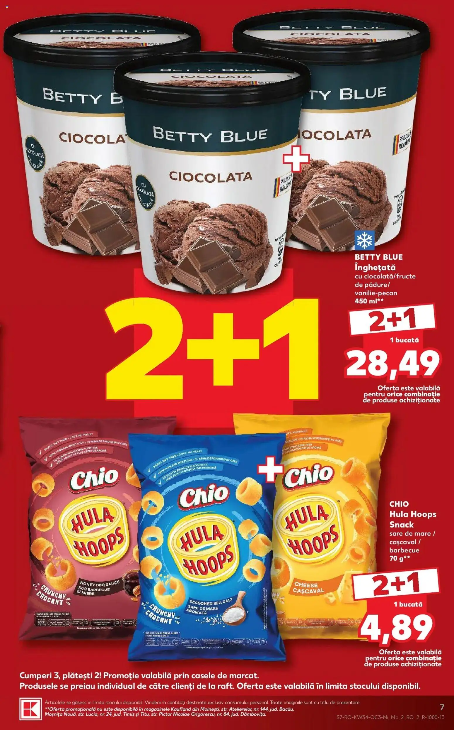 Kaufland Carei 19.08.2026 - Revista si Oferta | Pagină: 7 | Produse: Pară, Cașcaval, Ciocolată, Sare
