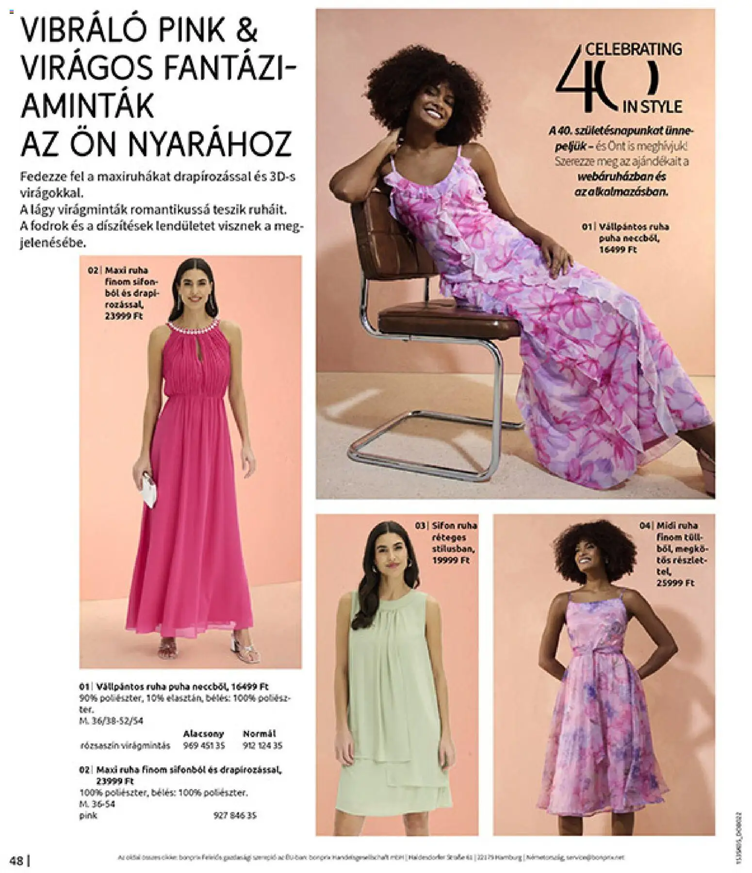 Bonprix akciós ujság - amely érvényes a következő dátumtól: 19.05.2026 | Oldal: 50 | Termékek: Ruha