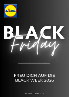 Lidl Black Friday Ankündigung ab 13.10.2026 gültig