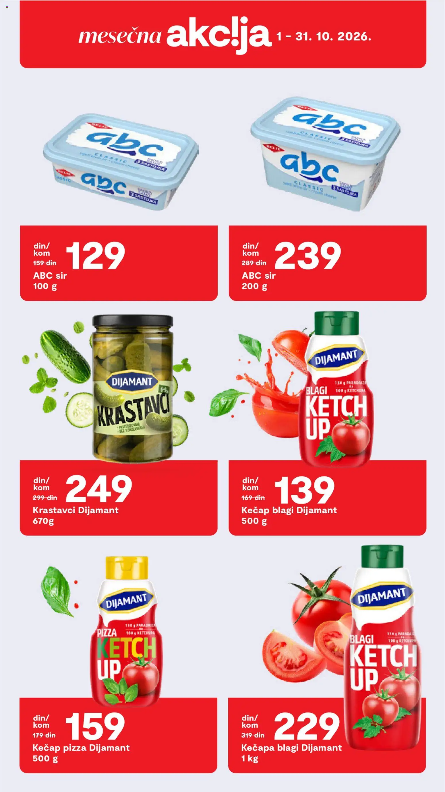 Matijevic katalog - važi od 27.10.2026 | Strana: 29 | Proizvode: Kečap, Krastavci, Sir
