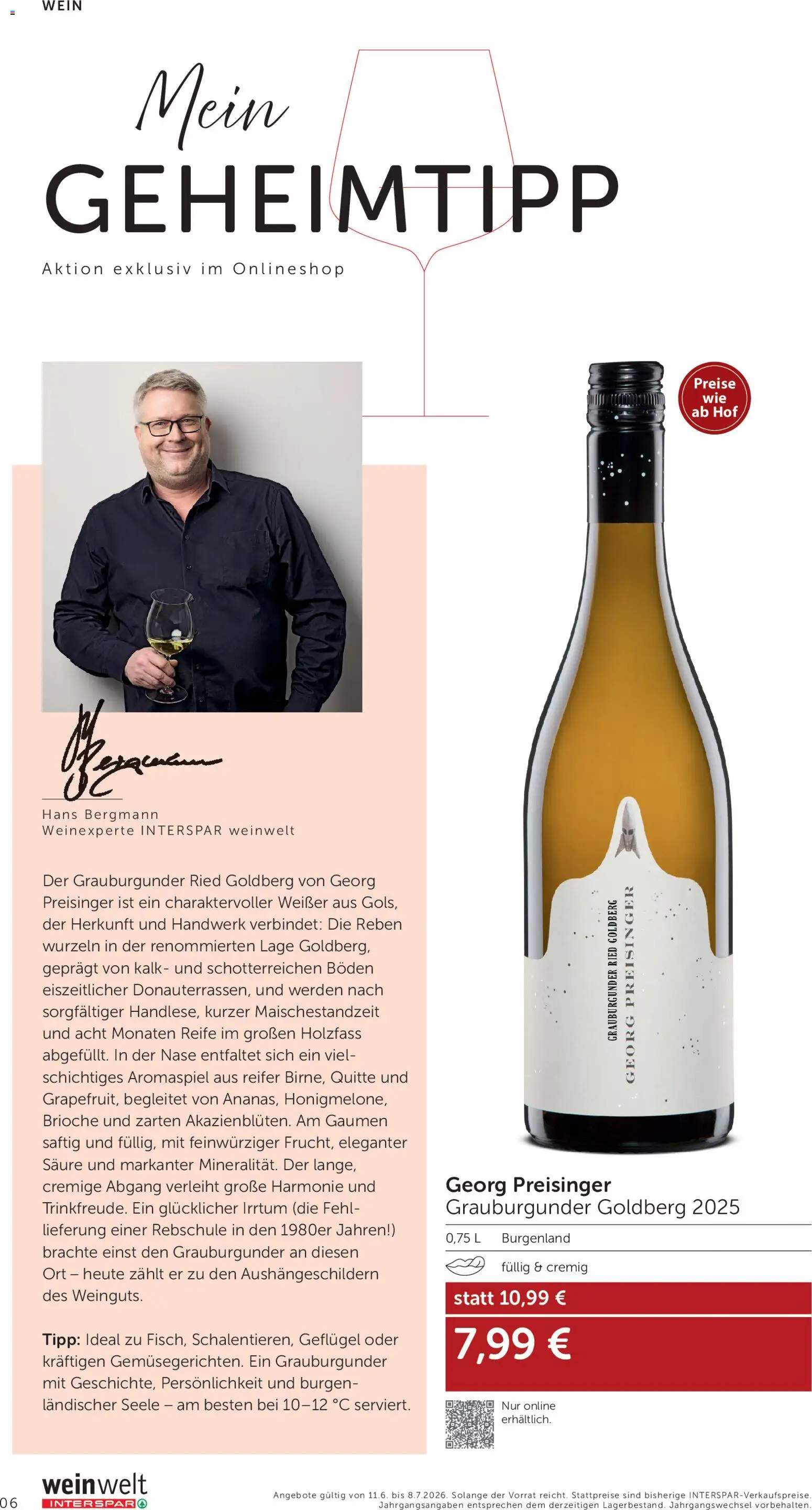 Interspar Wein Welt gültig ab 11.06.2026 | Seite: 6 | Produkte: Wein