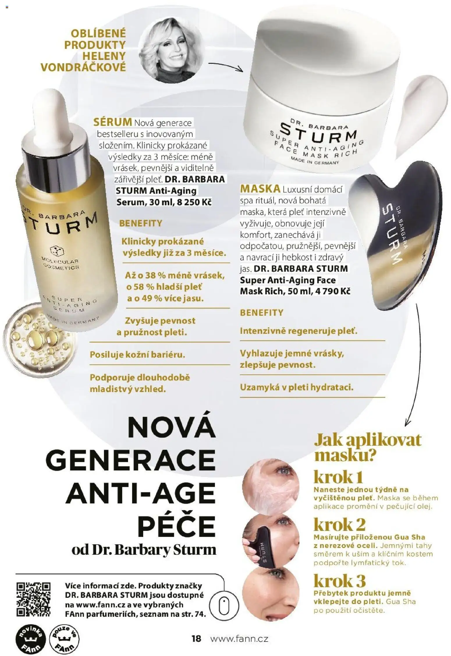 FAnn parfumerie katalog Podzim 2026 od 01.09.2026 | Strana: 18 | Produkty: Sérum, Maska