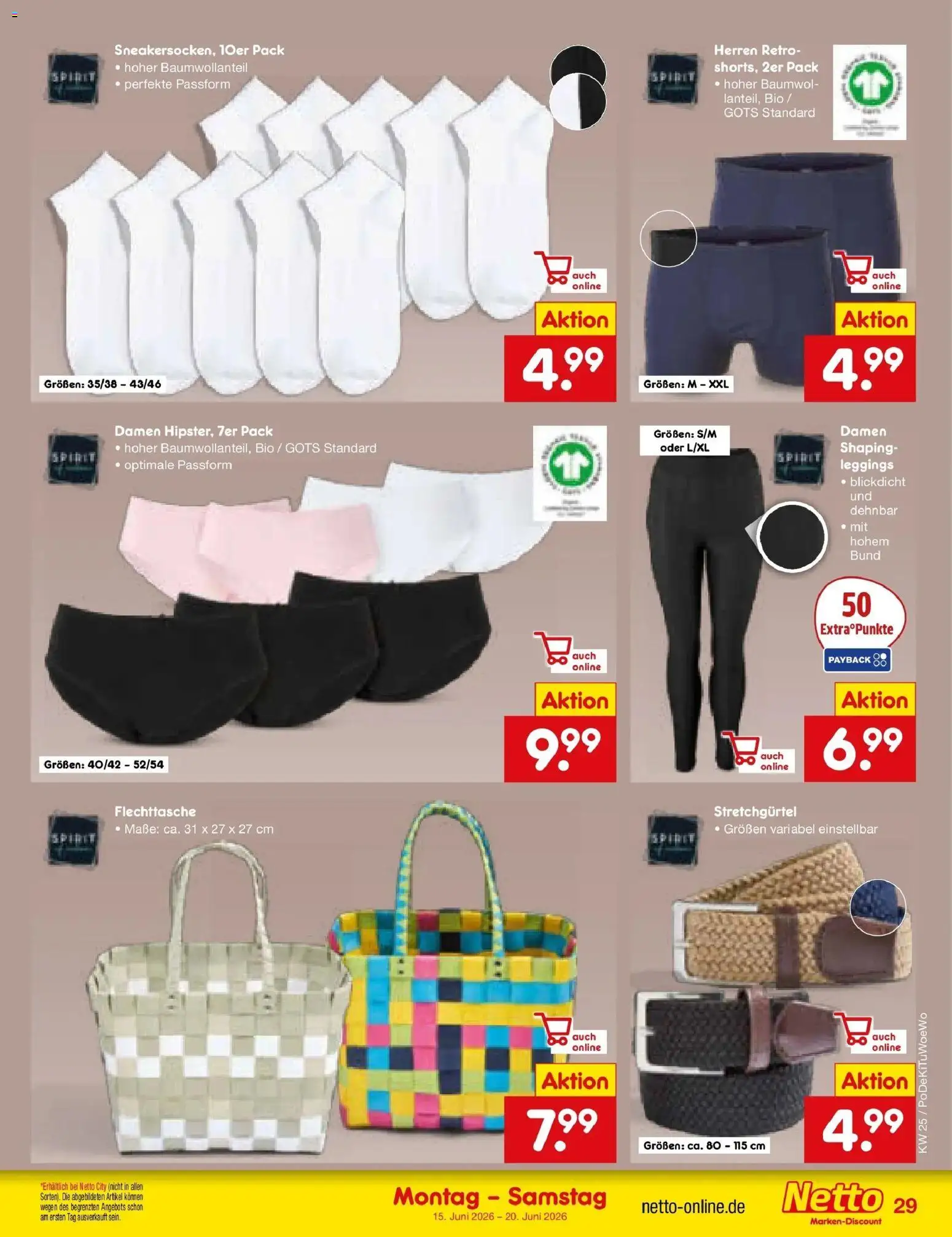 Netto Marken-Discount Prospekt Mannheim – gültig ab 14.06.2026 | Seite: 39 | Produkte: Leggings