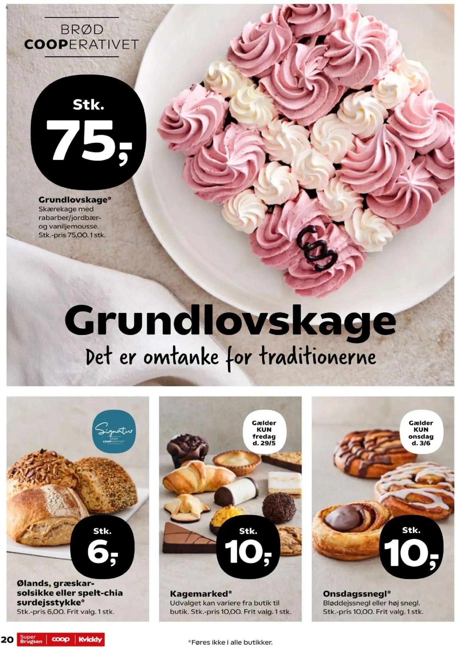Super Brugsen tilbudsavis – gyldig fra 29.05.2026 | Side: 22 | Produkter: Brød, Græskar