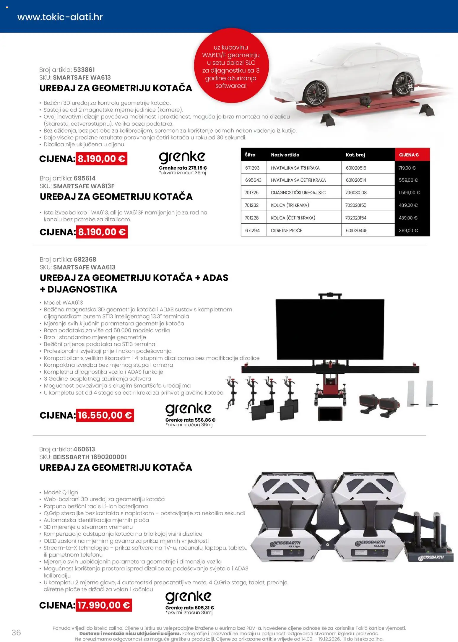 Tokić katalog | vrijedi od 14.09.2026 | Stranica: 36 | Proizvodi: Kolica, Hvataljka