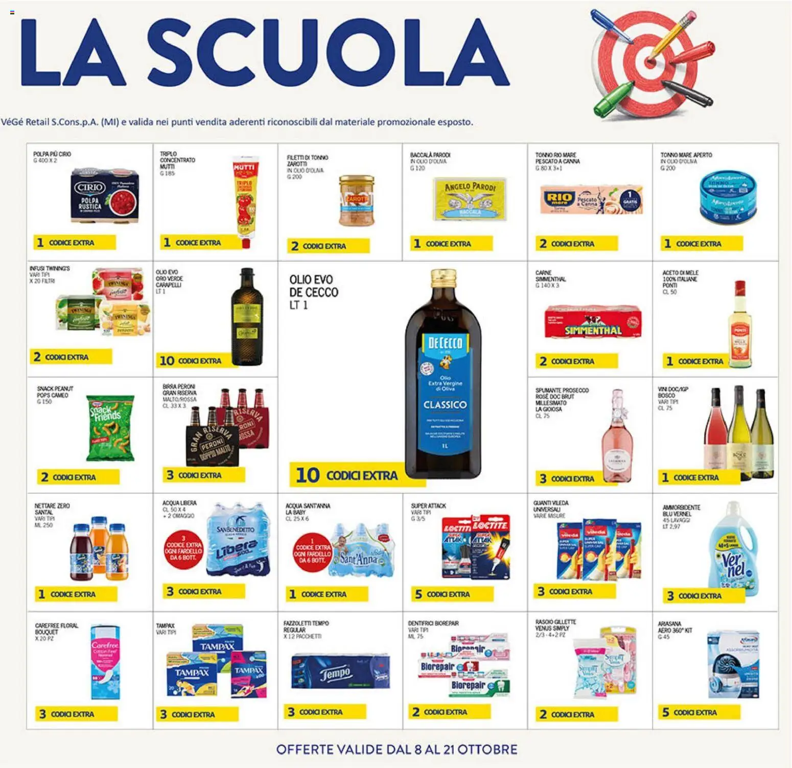 Volantino Coal del 08/10/2026 | Pagina: 23 | Prodotti: Birra, Ammorbidente, De Cecco, Mutti