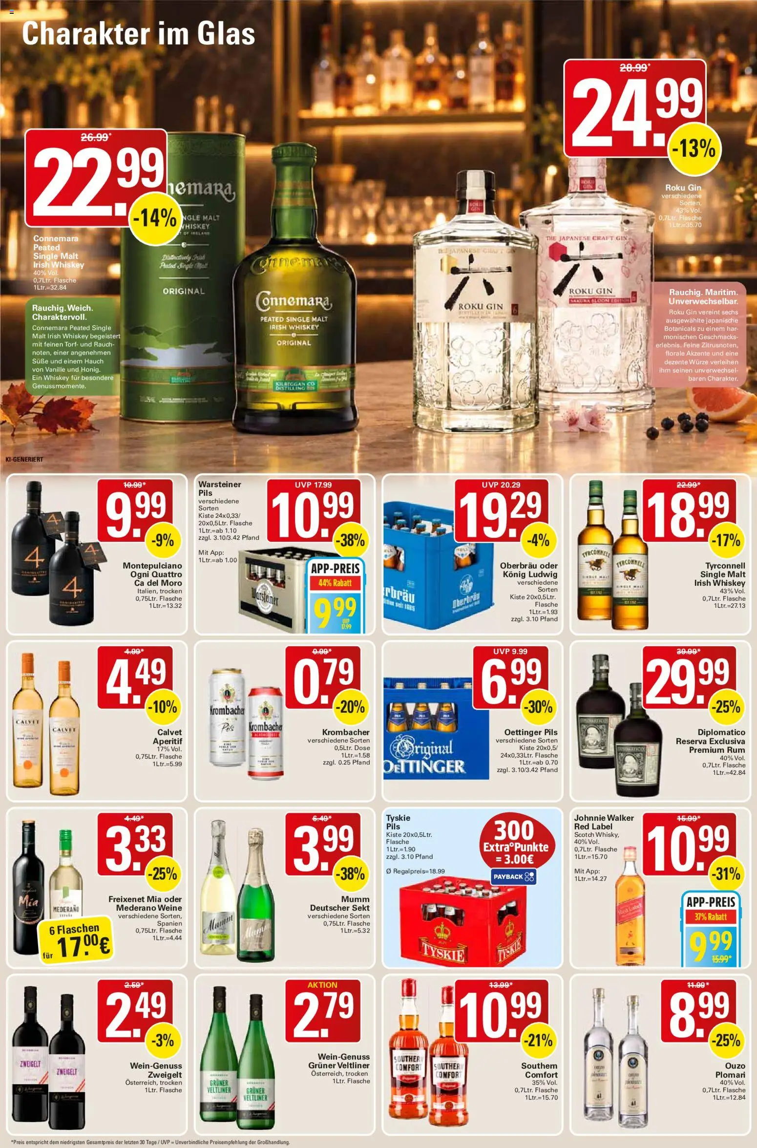 WEZ Prospekt – gültig ab 26.10.2026 | Seite: 14 | Produkte: Sekt, Rum, Oettinger, Gin