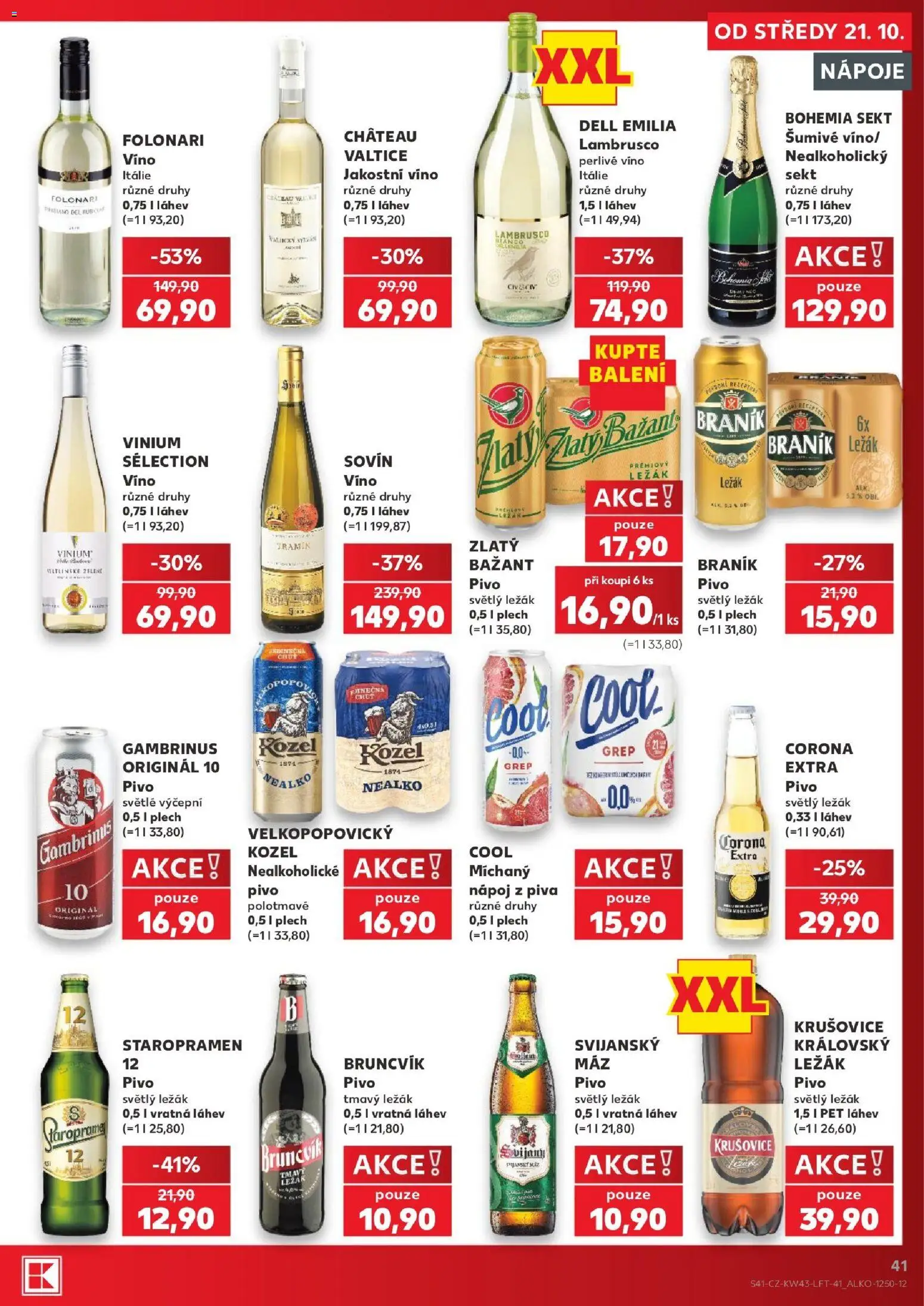 Kaufland leták - Chomutov od 21.10.2026 | Strana: 41