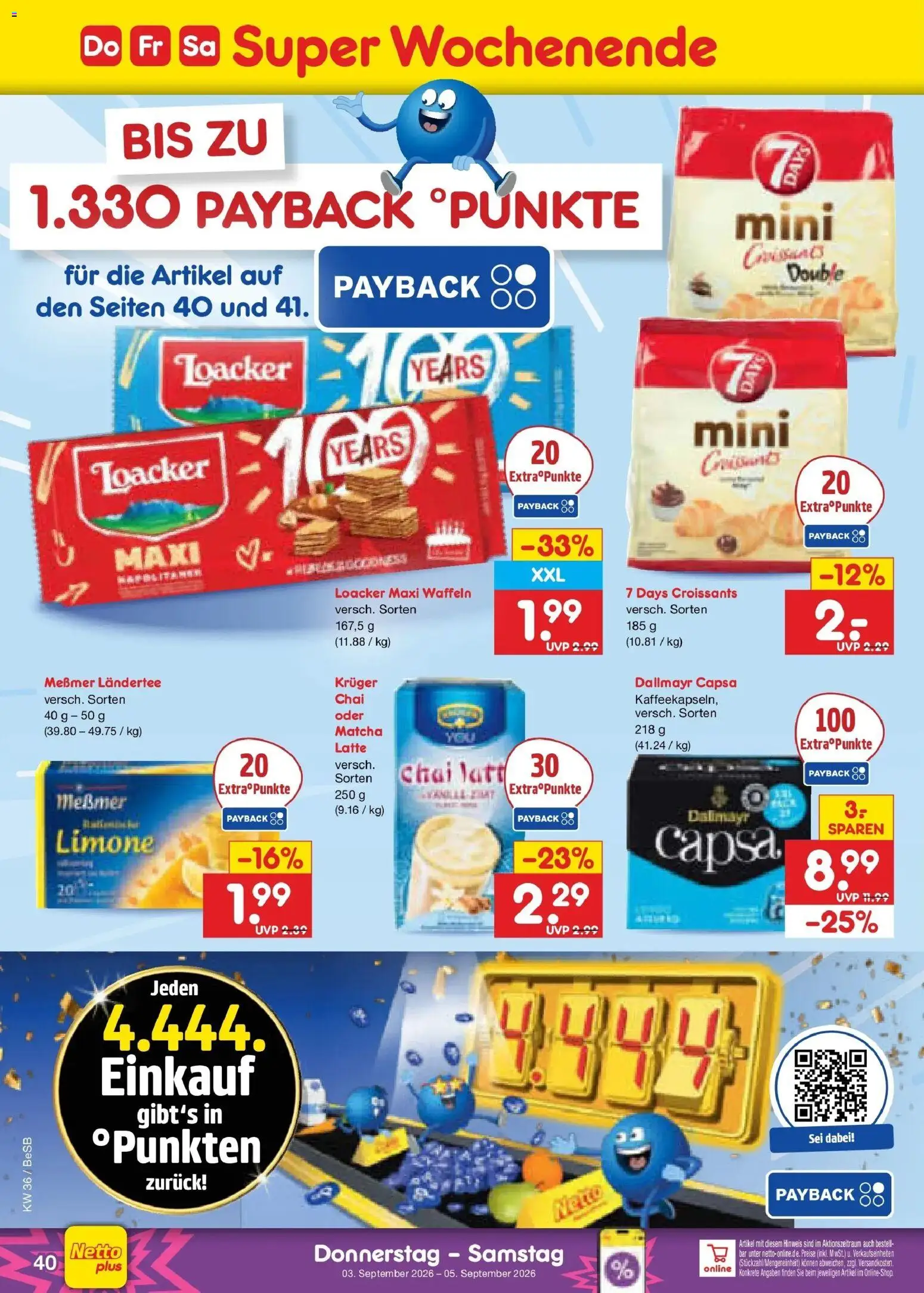Netto Marken-Discount Prospekt Kremmen (ab 31.08.2026) » Angebote | Seite: 52 | Produkte: Messmer, Waffeln, Dallmayr, Dallmayr capsa