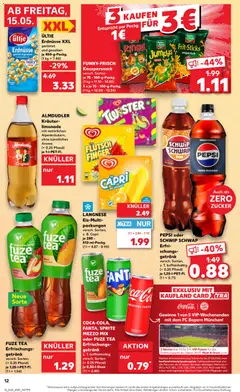 Kaufland DE - DE Folder Köln - Voorbeeld van een folder van Kaufland DE, geldig van 15.05.2026 | Pagina: 12 | Producten: Pepsi, Limonade, Sprite, Saláta mix