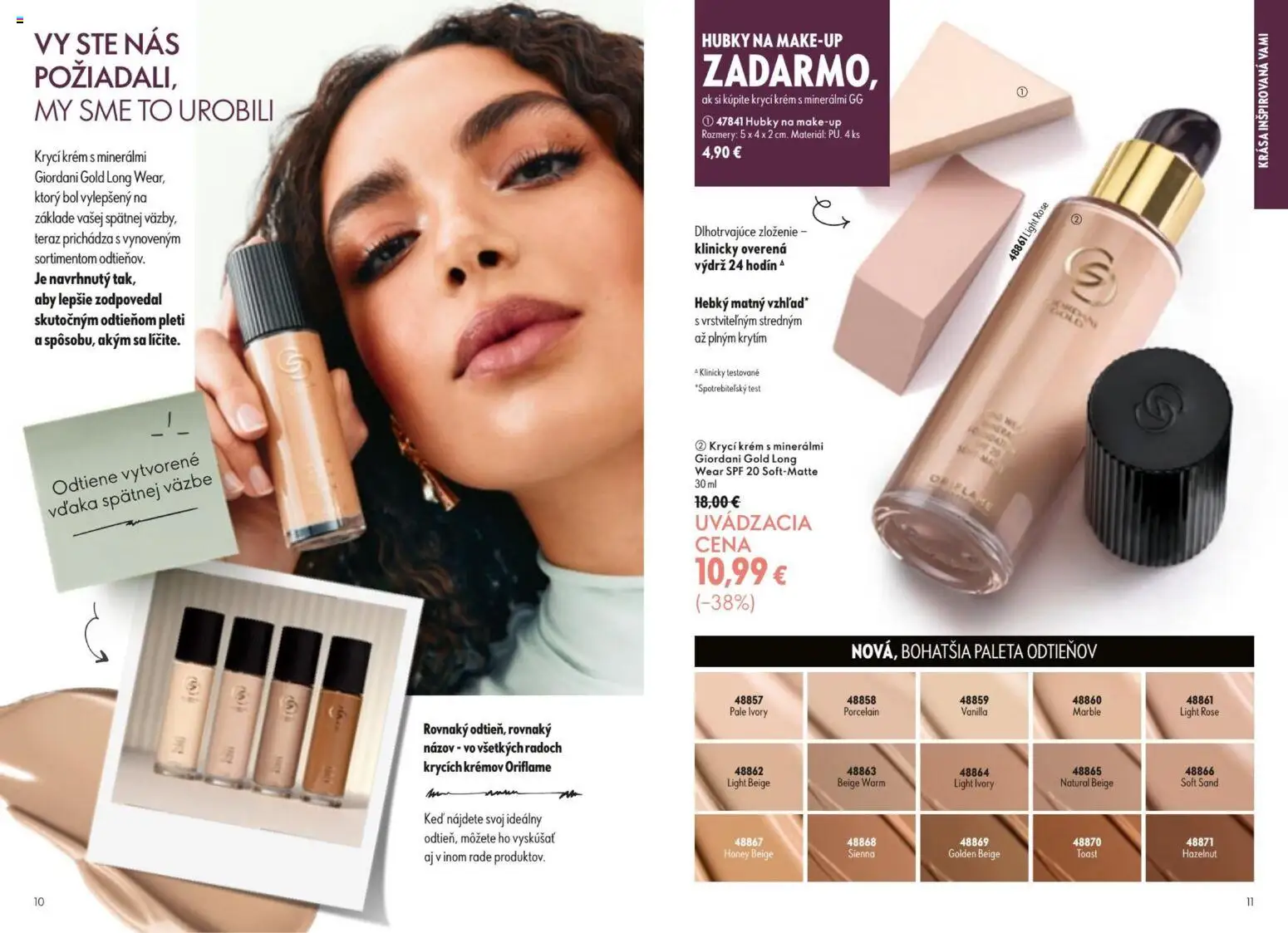 Nové Oriflame akcie – leták je platný od 09.09.2026 | Strana: 6 | Produkty: Krém