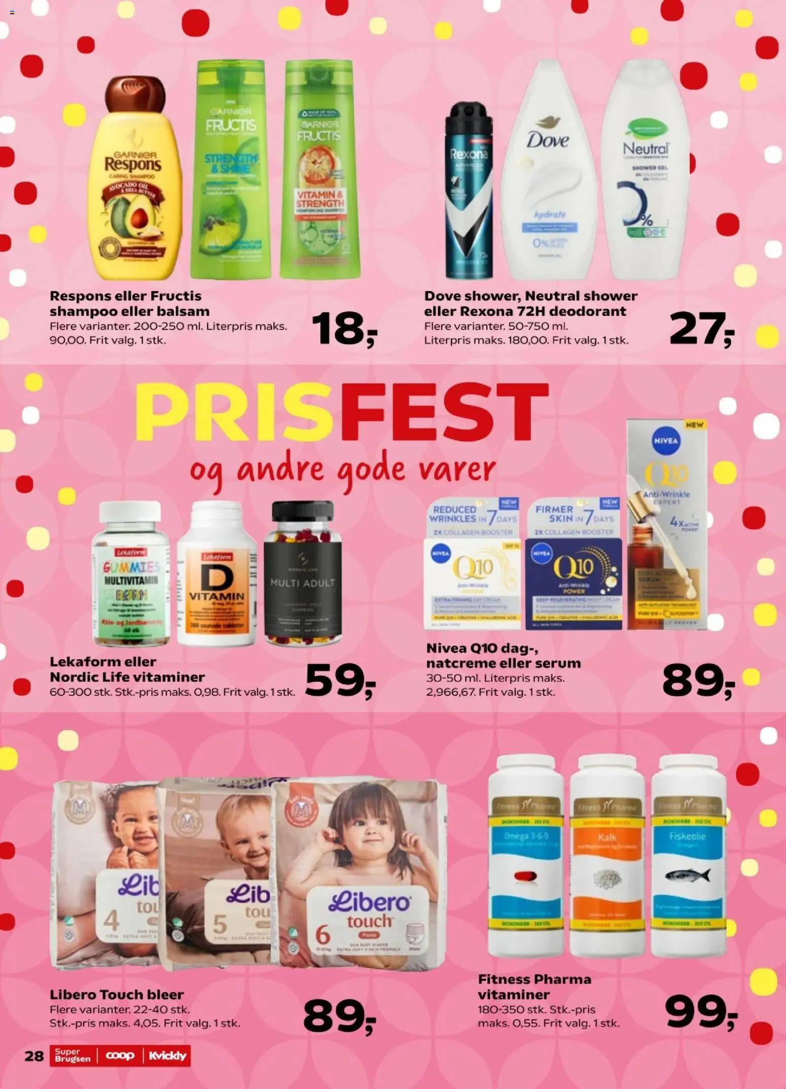 Super Brugsen tilbudsavis – gyldig fra 21/08/2026 | Side: 29 | Produkter: Shampoo, Balsam, Avocado, Fiskeolie