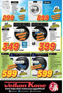 Veikon Kone-mainoslehti voimassa 15.06.2026 alkaen | Sivu: 12 | Tuotteet: Kuivausrumpu, Näyttö