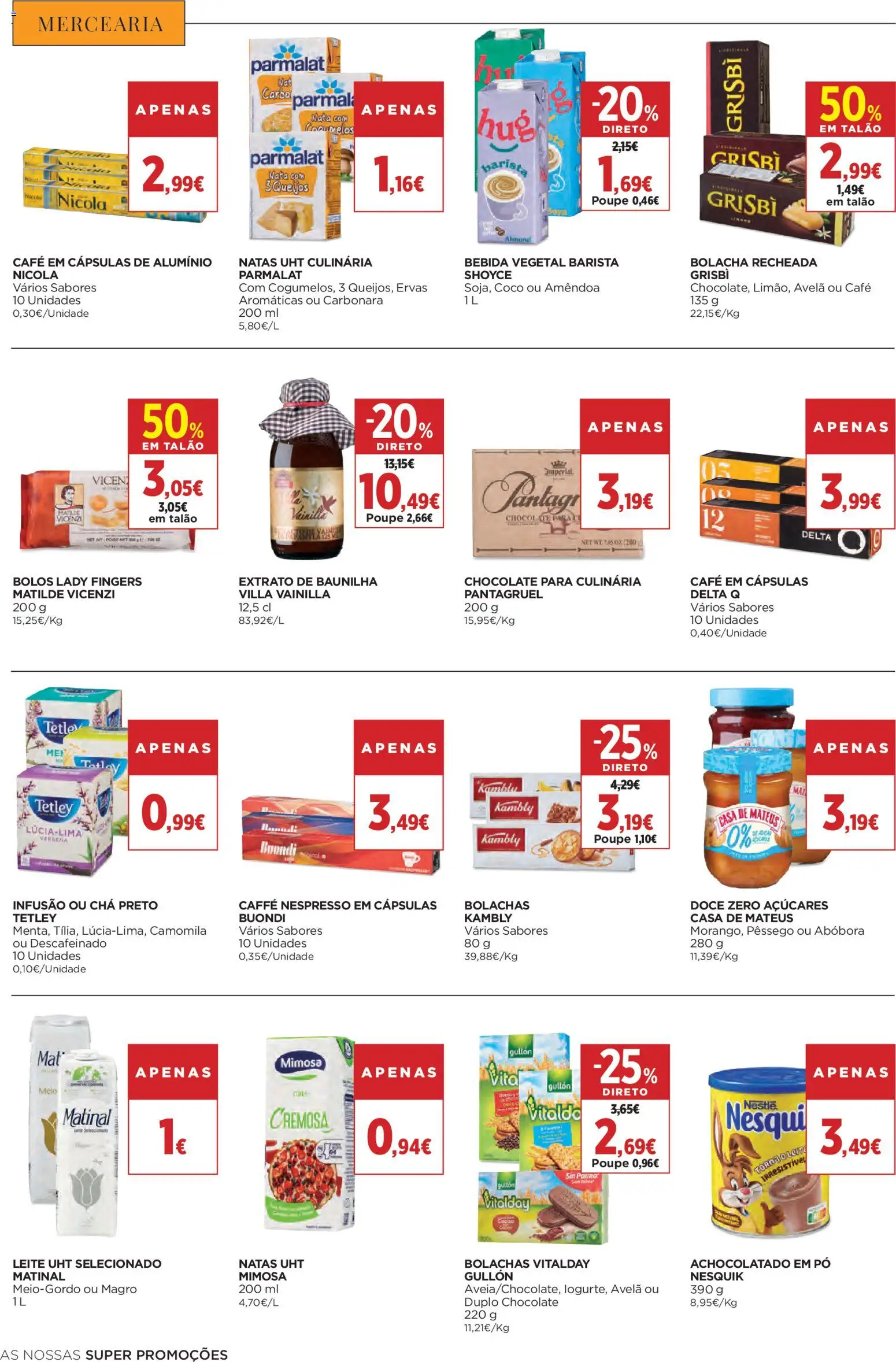 El Corte Ingles folheto │ válido de 02/10/2026 | Página: 20 | Produtos: Baunilha, Mercearia, Pó, Natas