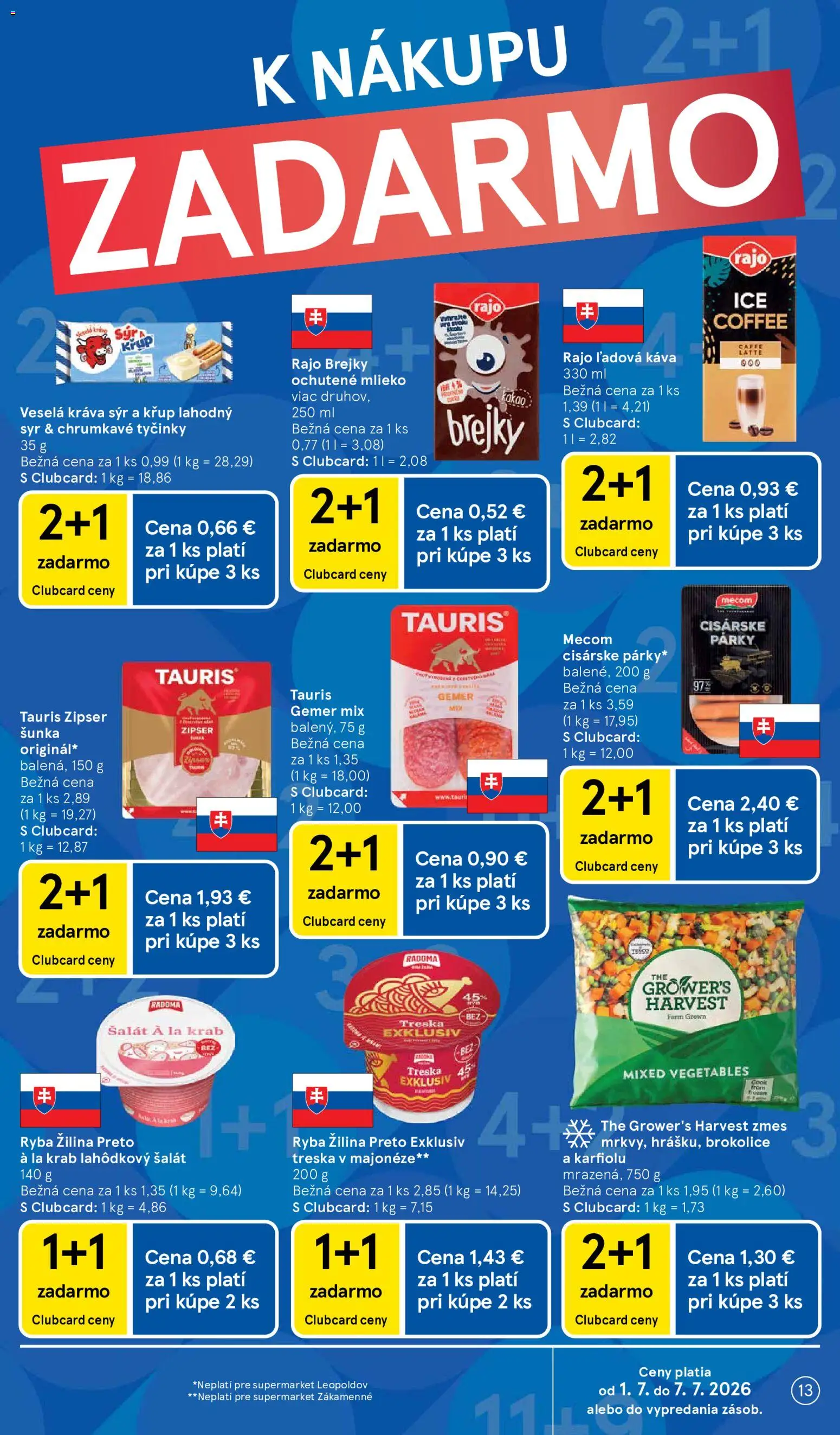 Nové Tesco akcie – leták je platný od 01.07.2026 | Strana: 13