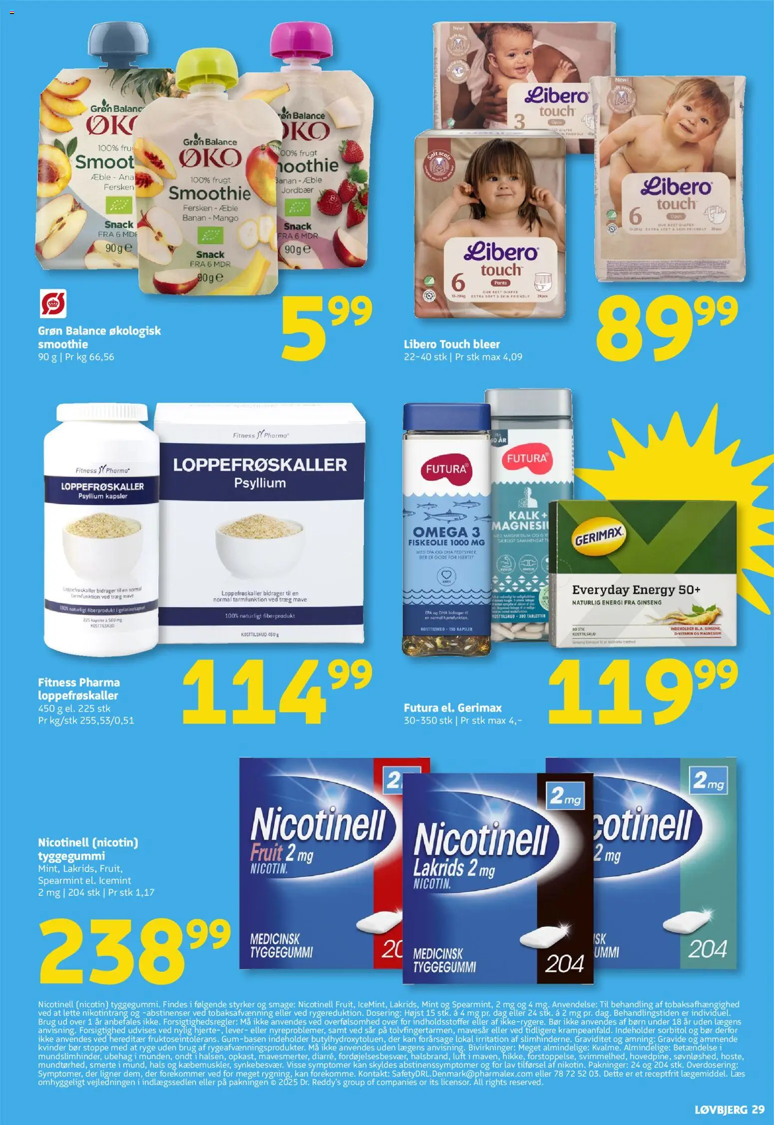 Løvbjerg tilbudsavis – gyldig fra 21/08/2026 | Side: 29 | Produkter: Mango, Jordbær, Lakrids, Smoothie
